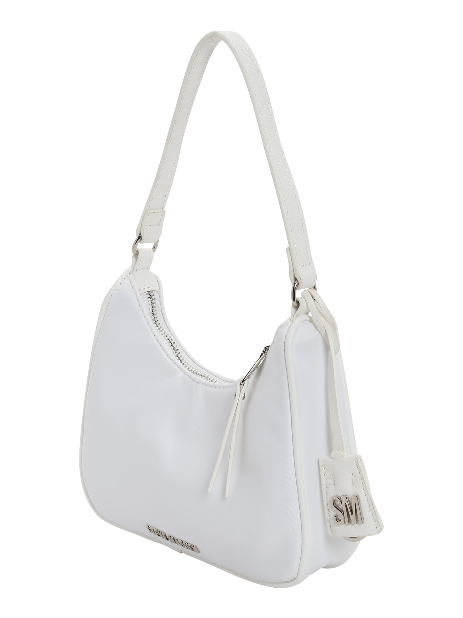STEVE MADDEN Torba za čez ramo 'BGLIDE'  srebrna / bela