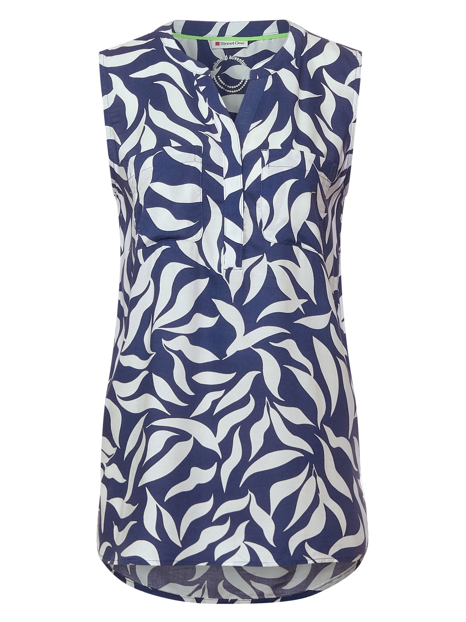STREET ONE Bluza  mornarska / bela