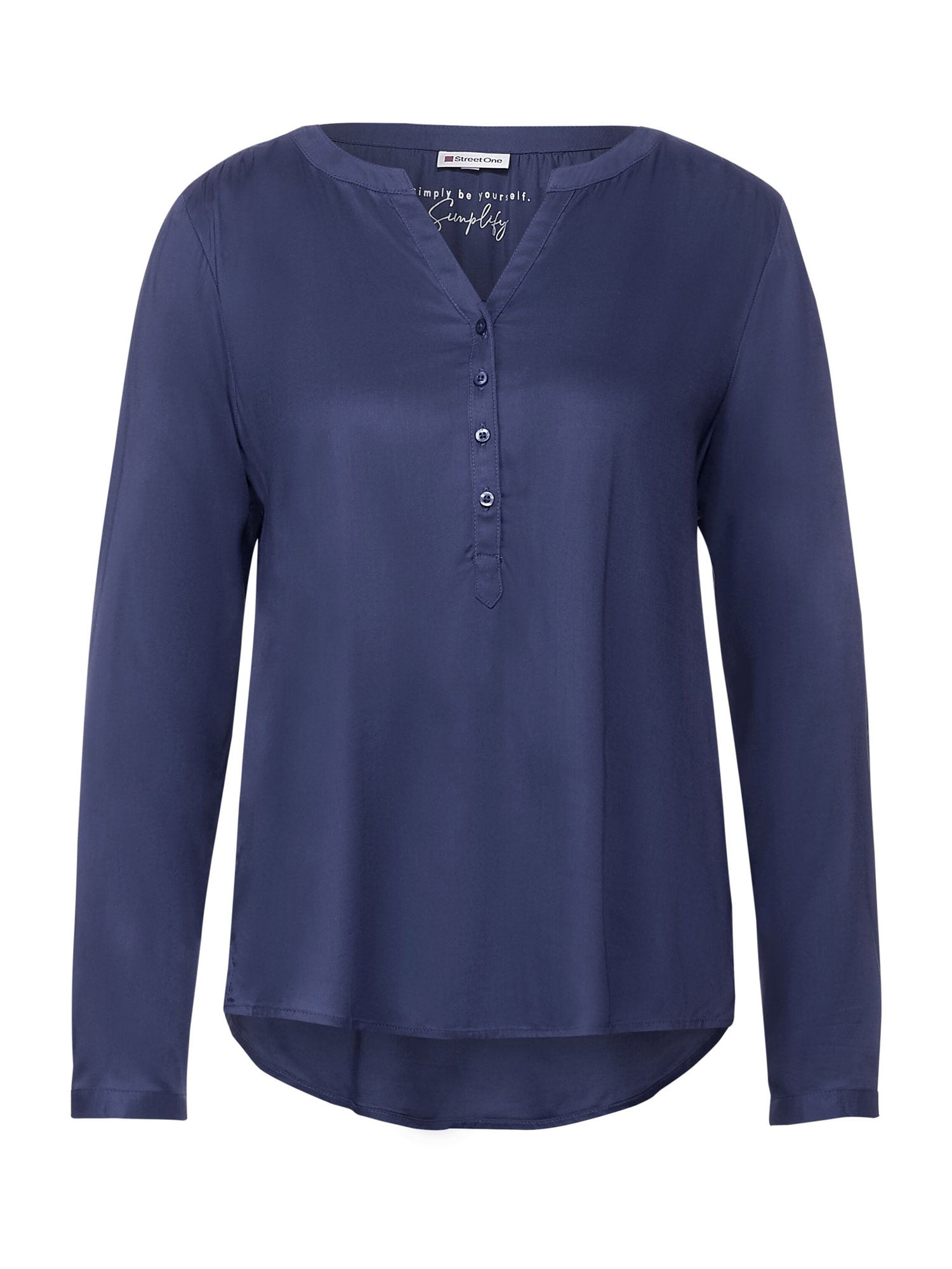 STREET ONE Bluza  temno modra