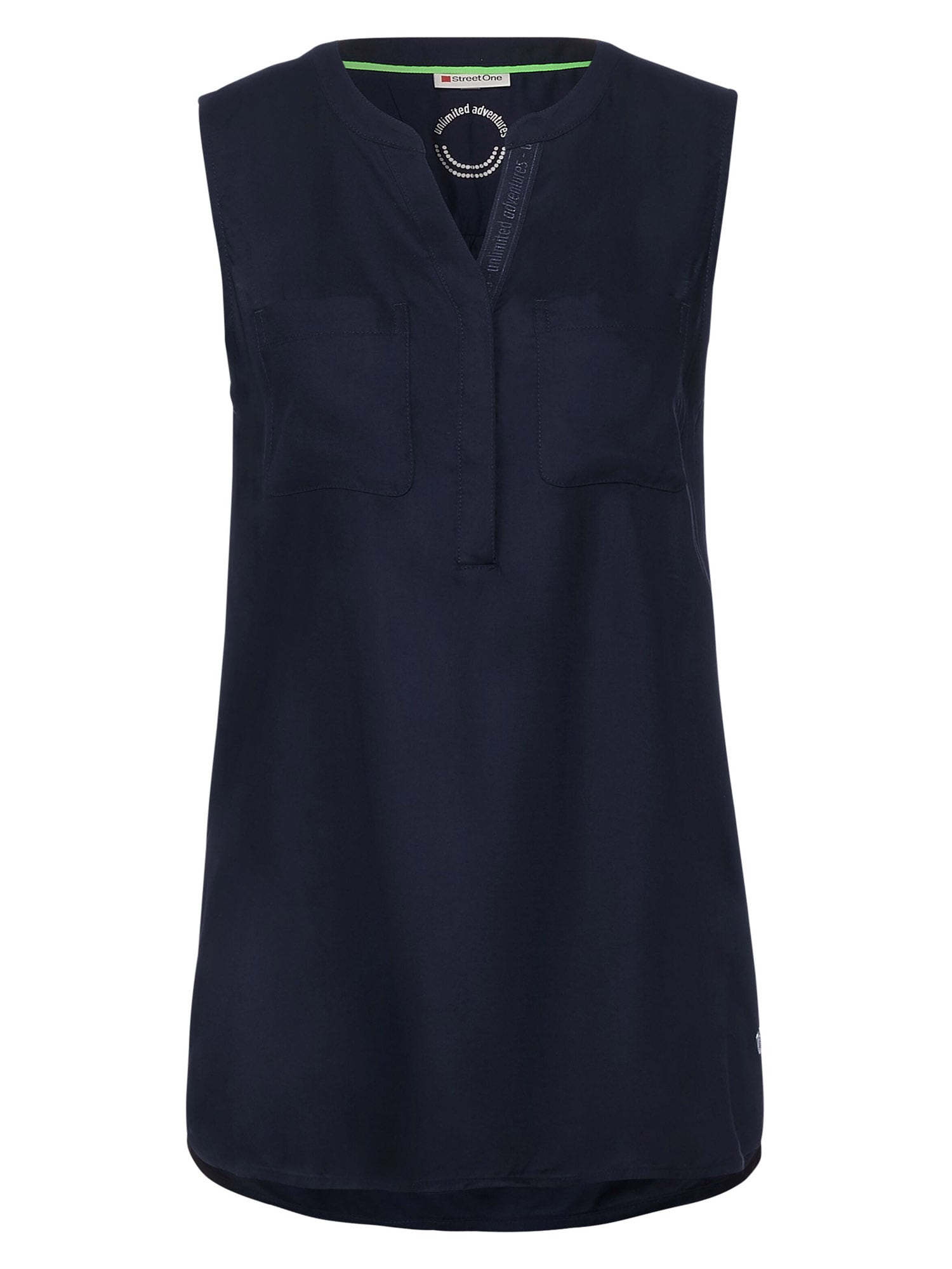 STREET ONE Bluza  temno modra