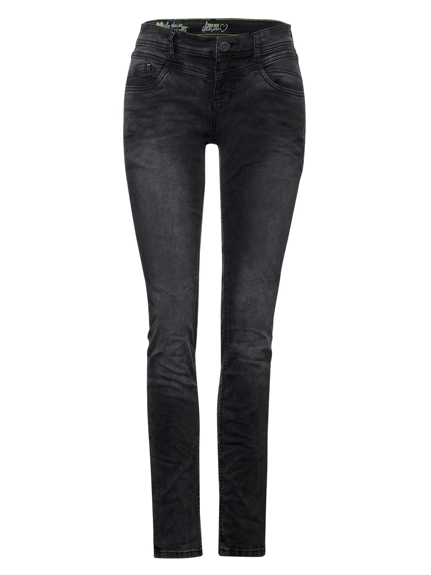 STREET ONE Kavbojke 'Crissi'  črn denim