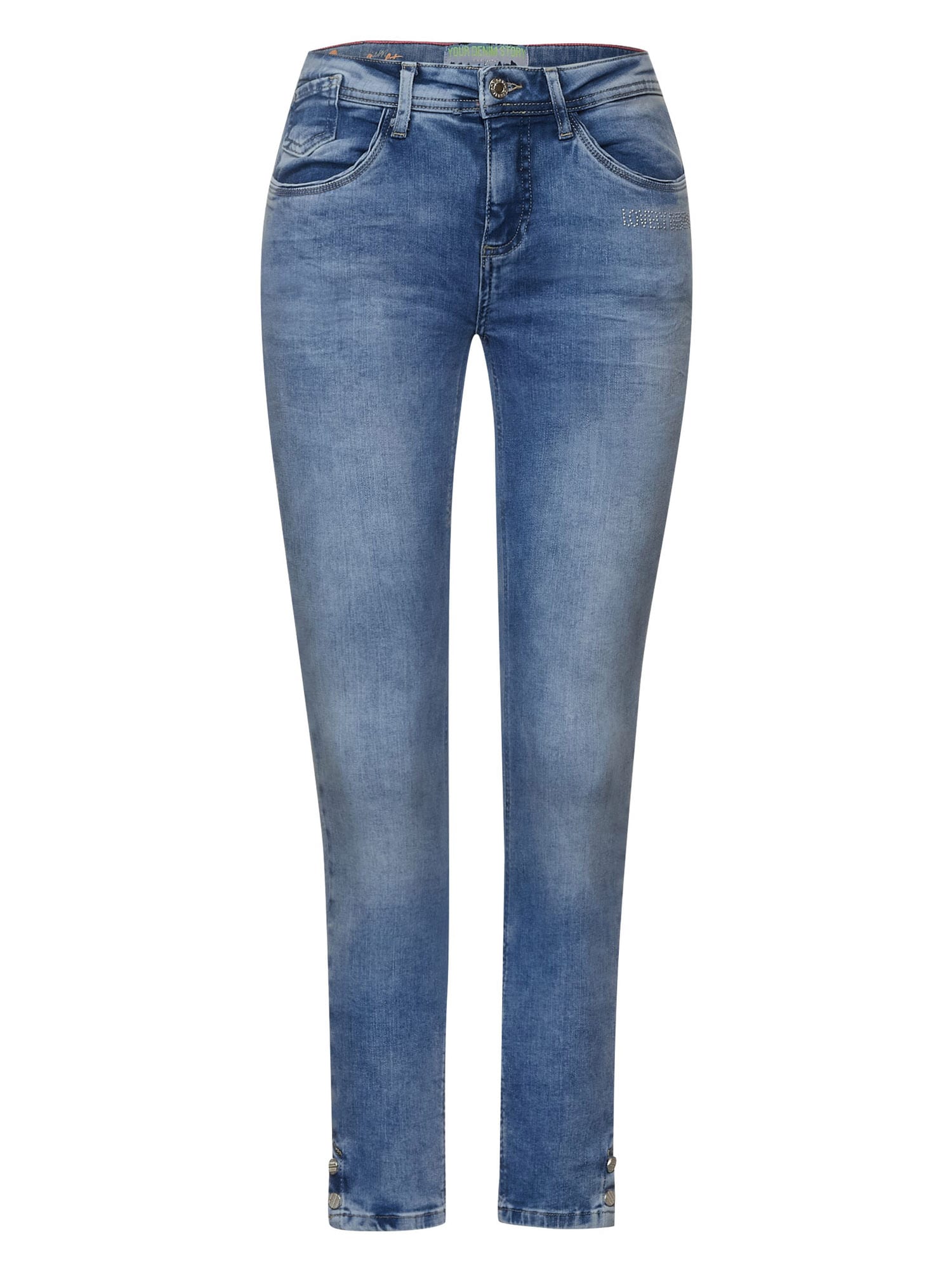 STREET ONE Kavbojke 'York'  moder denim