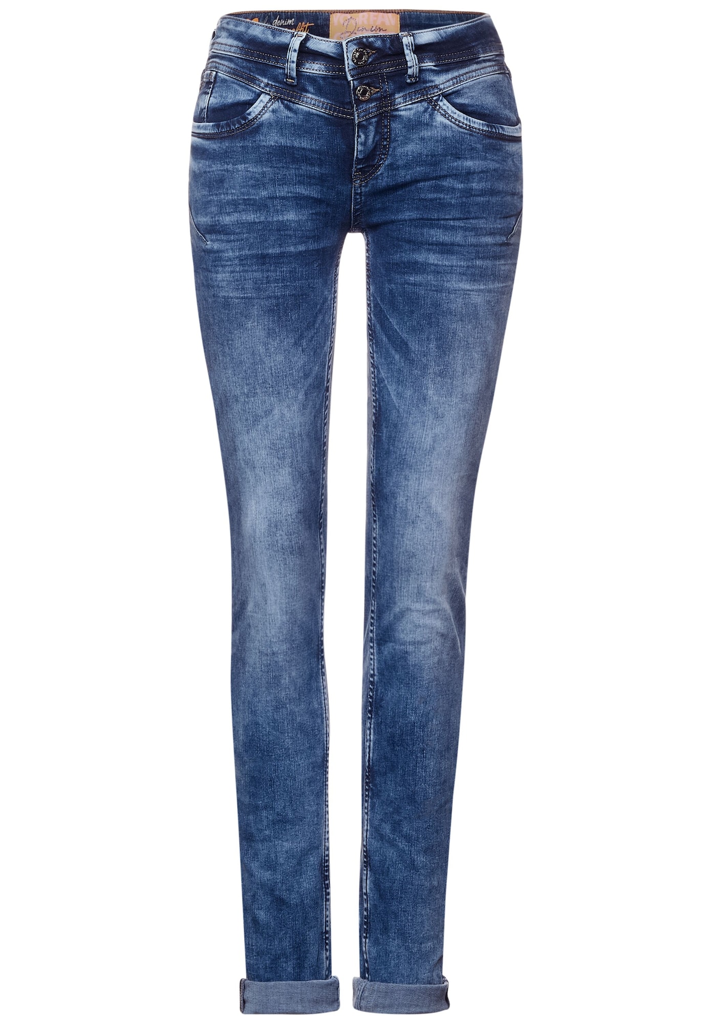 STREET ONE Kavbojke  moder denim