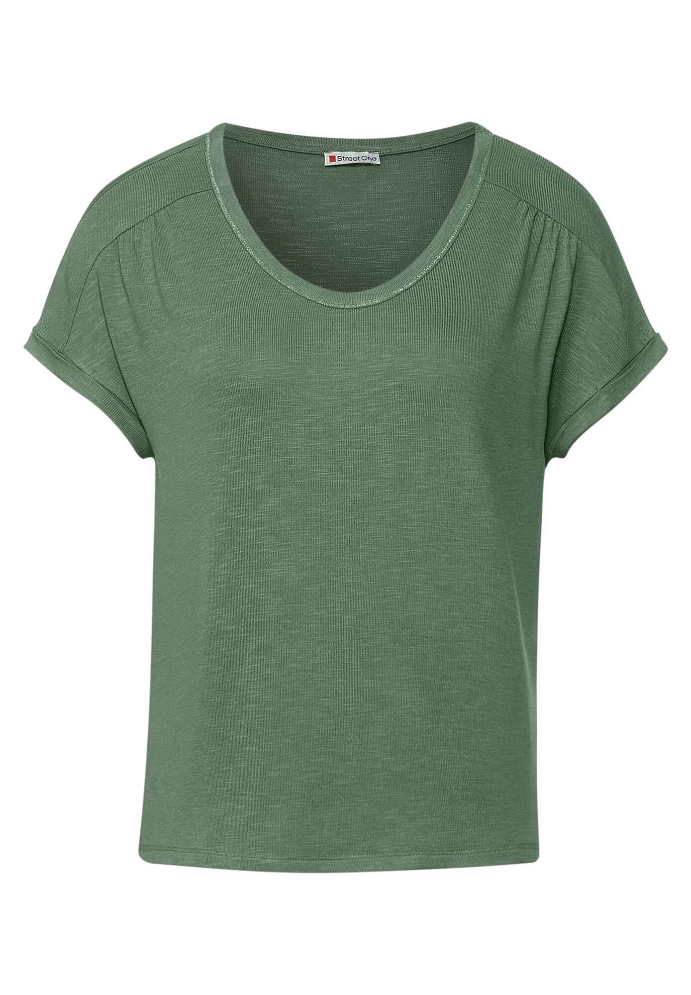 STREET ONE Majica  temno zelena