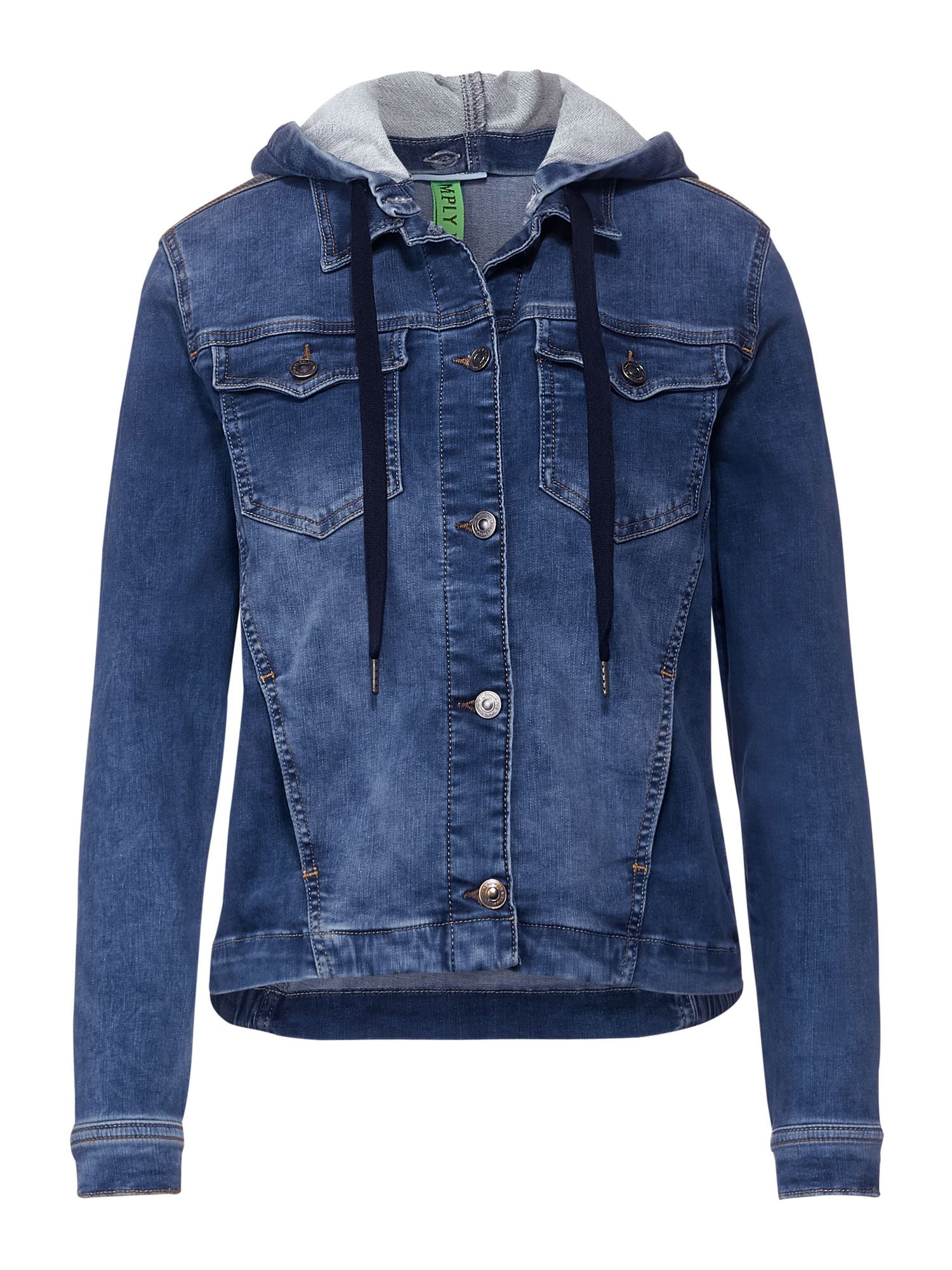 STREET ONE Prehodna jakna  moder denim