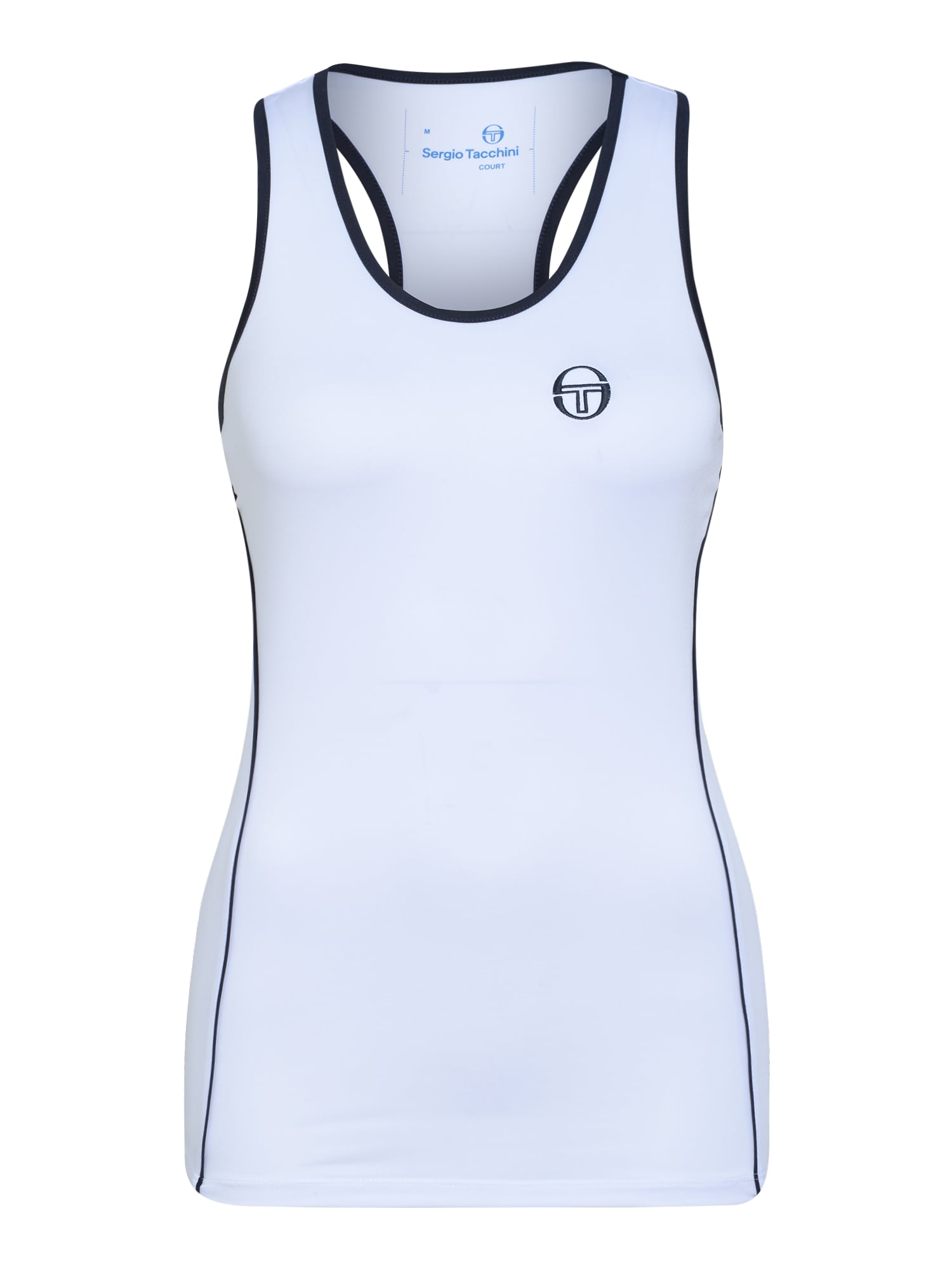 Sergio Tacchini Športni top  mornarska / bela