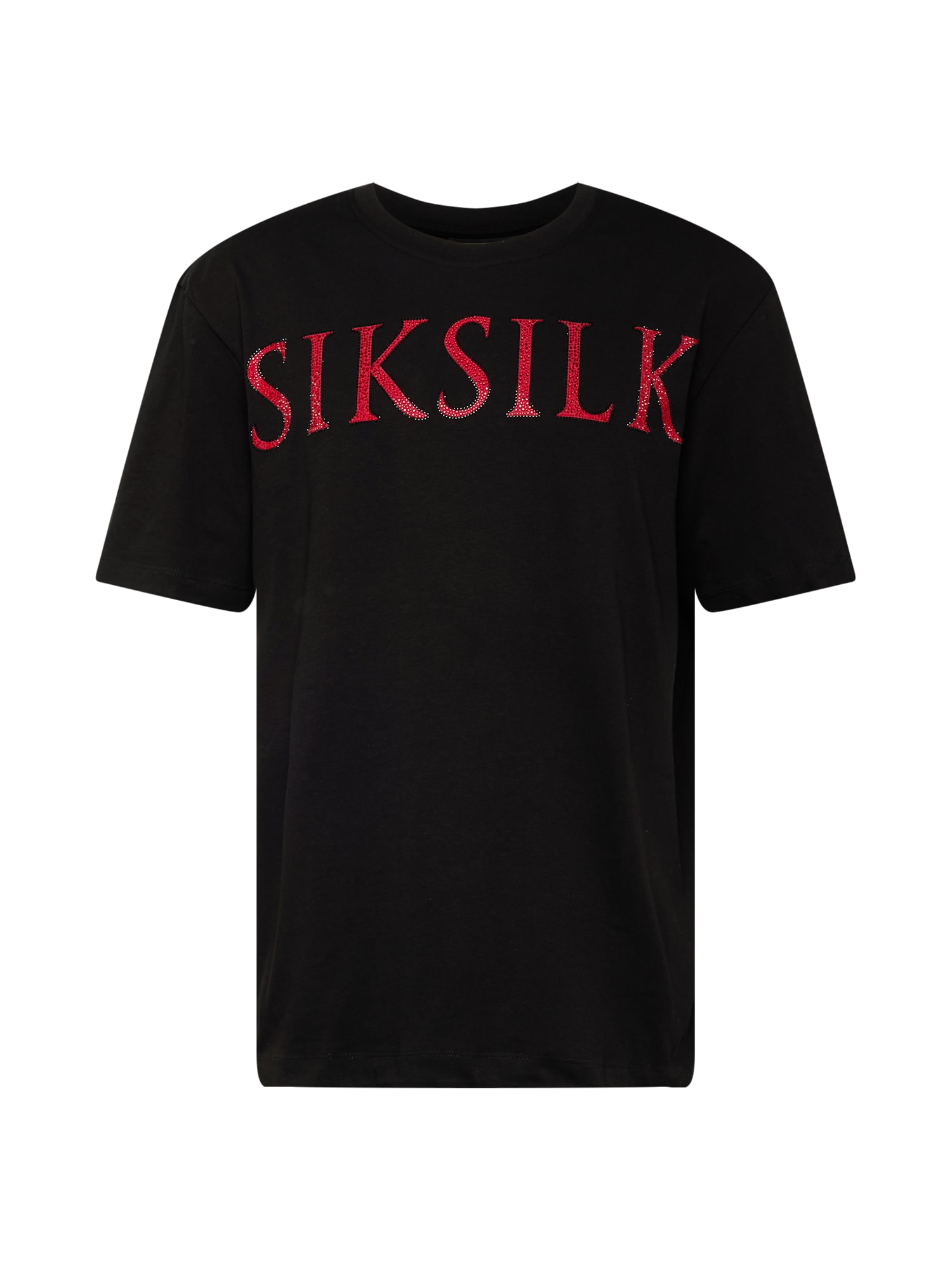 SikSilk Majica  rdeča / črna