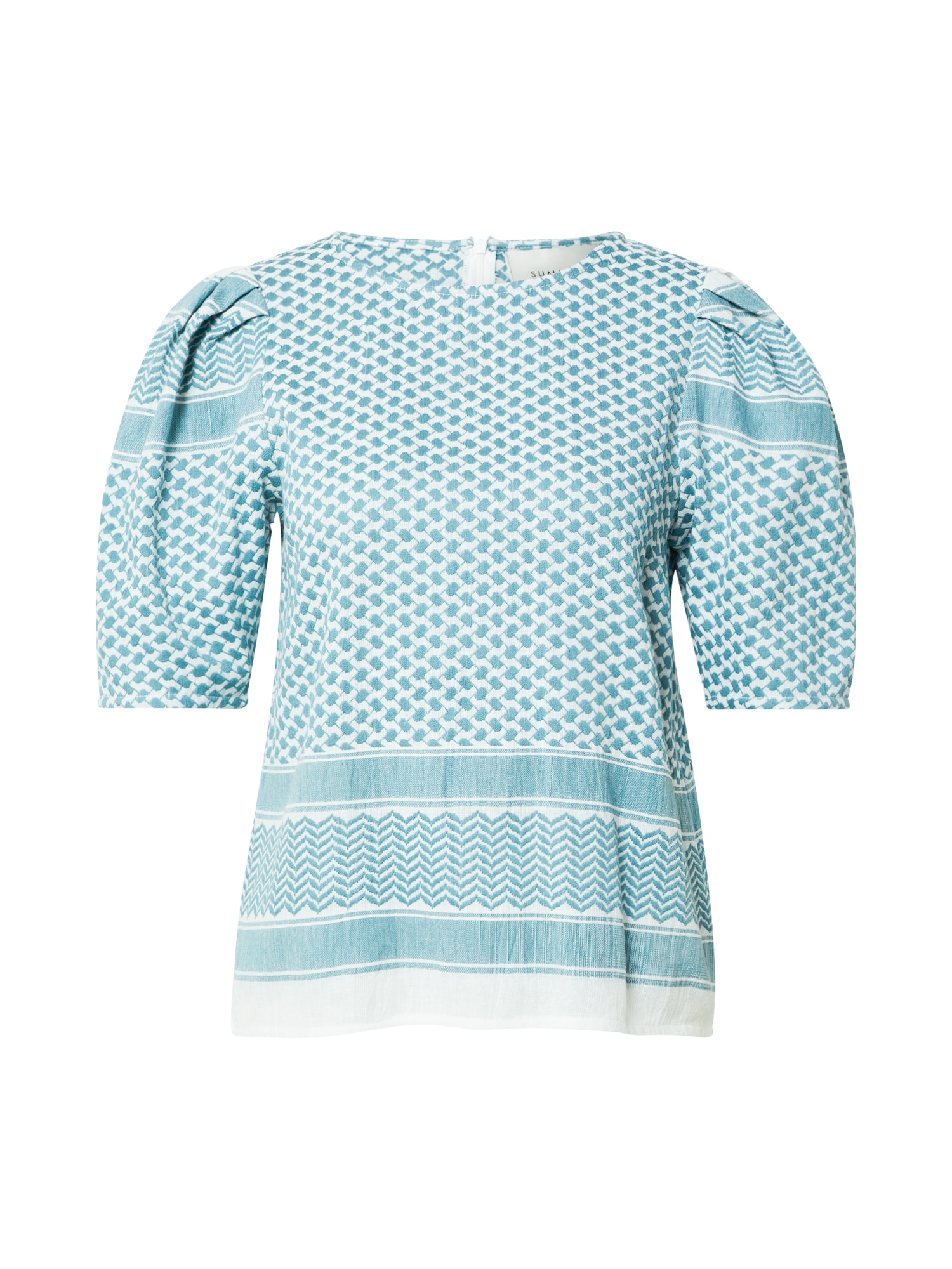 Summery Copenhagen Bluza 'Marie'  pastelno modra / bela