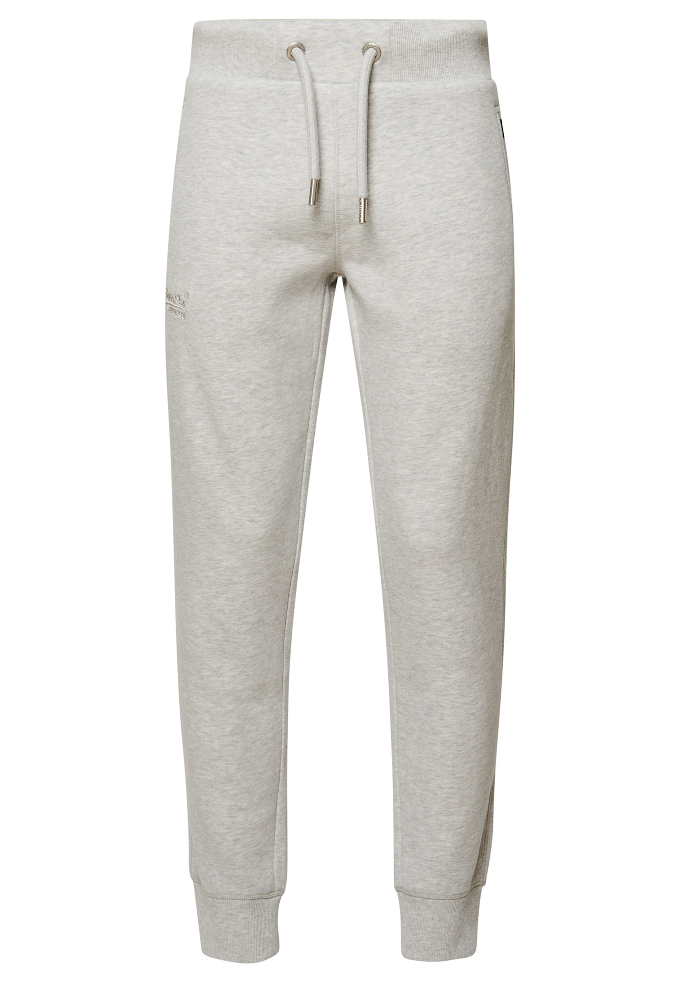 Superdry Hlače 'Logo'  pegasto siva