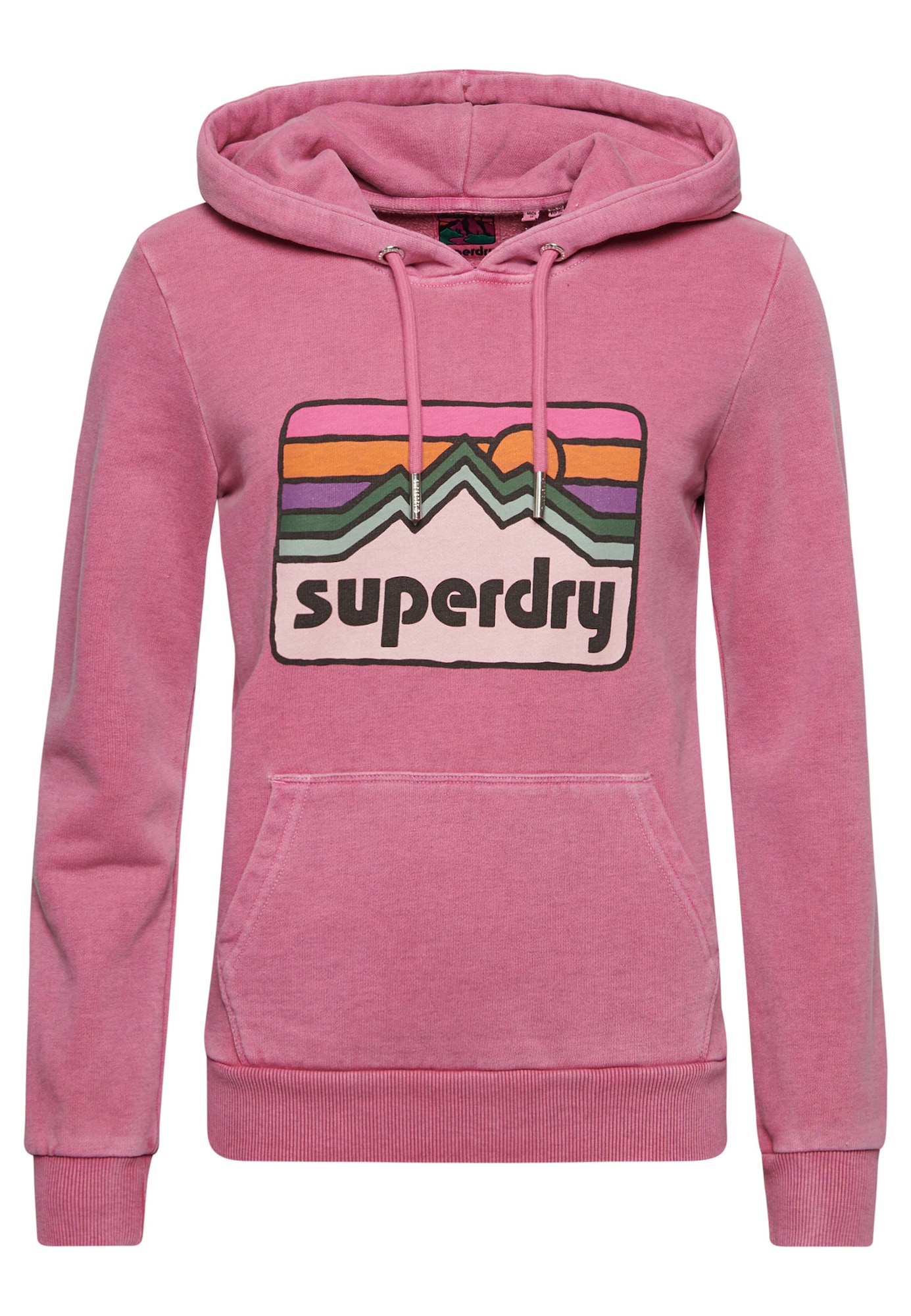 Superdry Majica '90s Terrain'  zelena / lila / oranžna / roza / črna