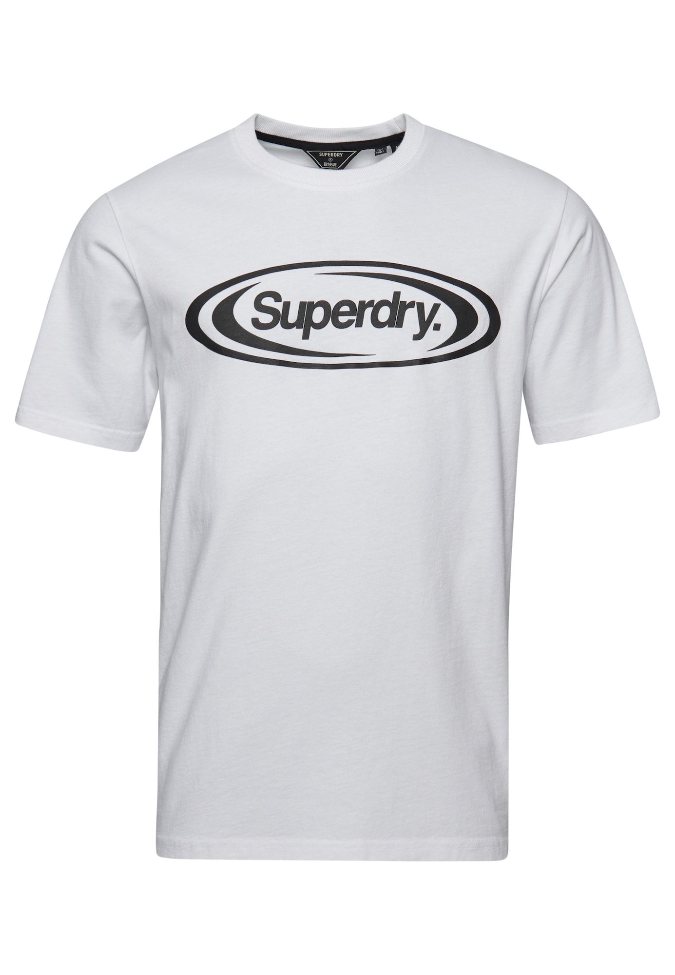 Superdry Majica 'Game On 90s'  črna / off-bela