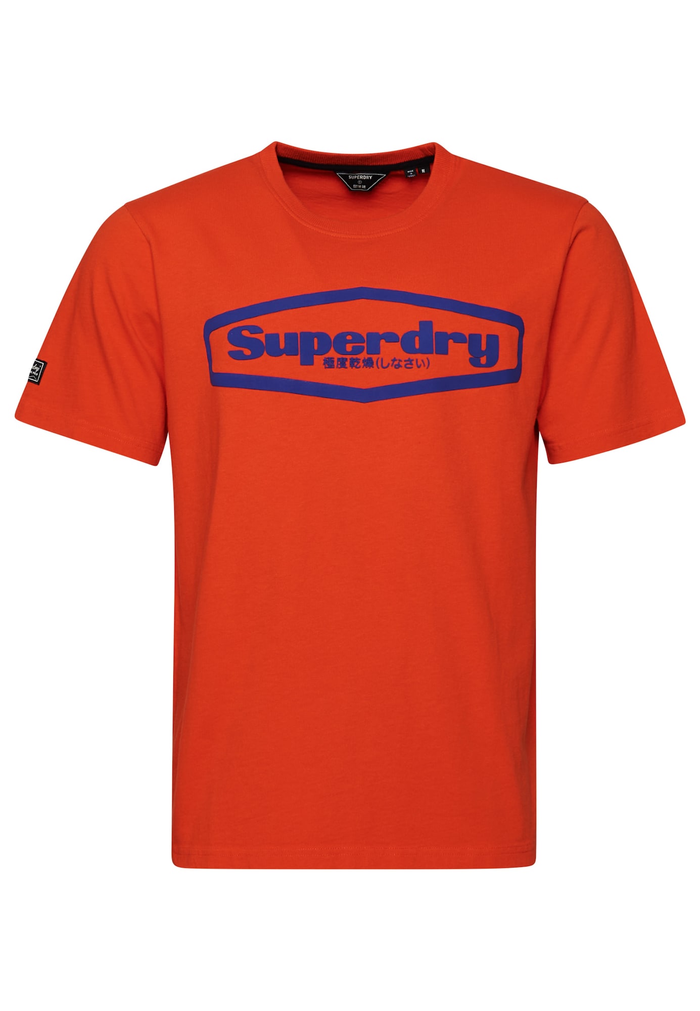 Superdry Majica 'Game On 90s'  modra / oranžna / črna / off-bela