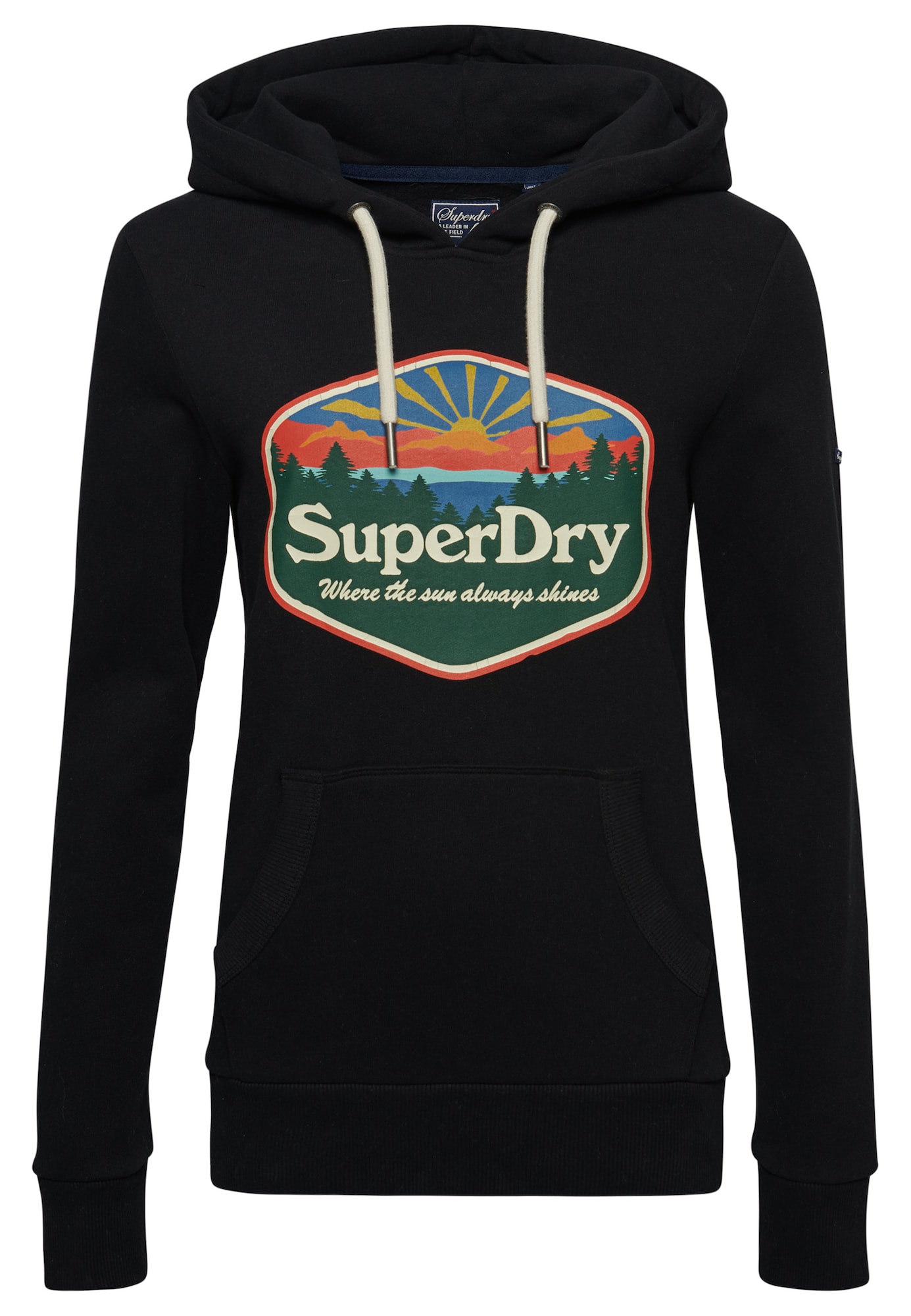 Superdry Majica 'Travel'  mešane barve / črna