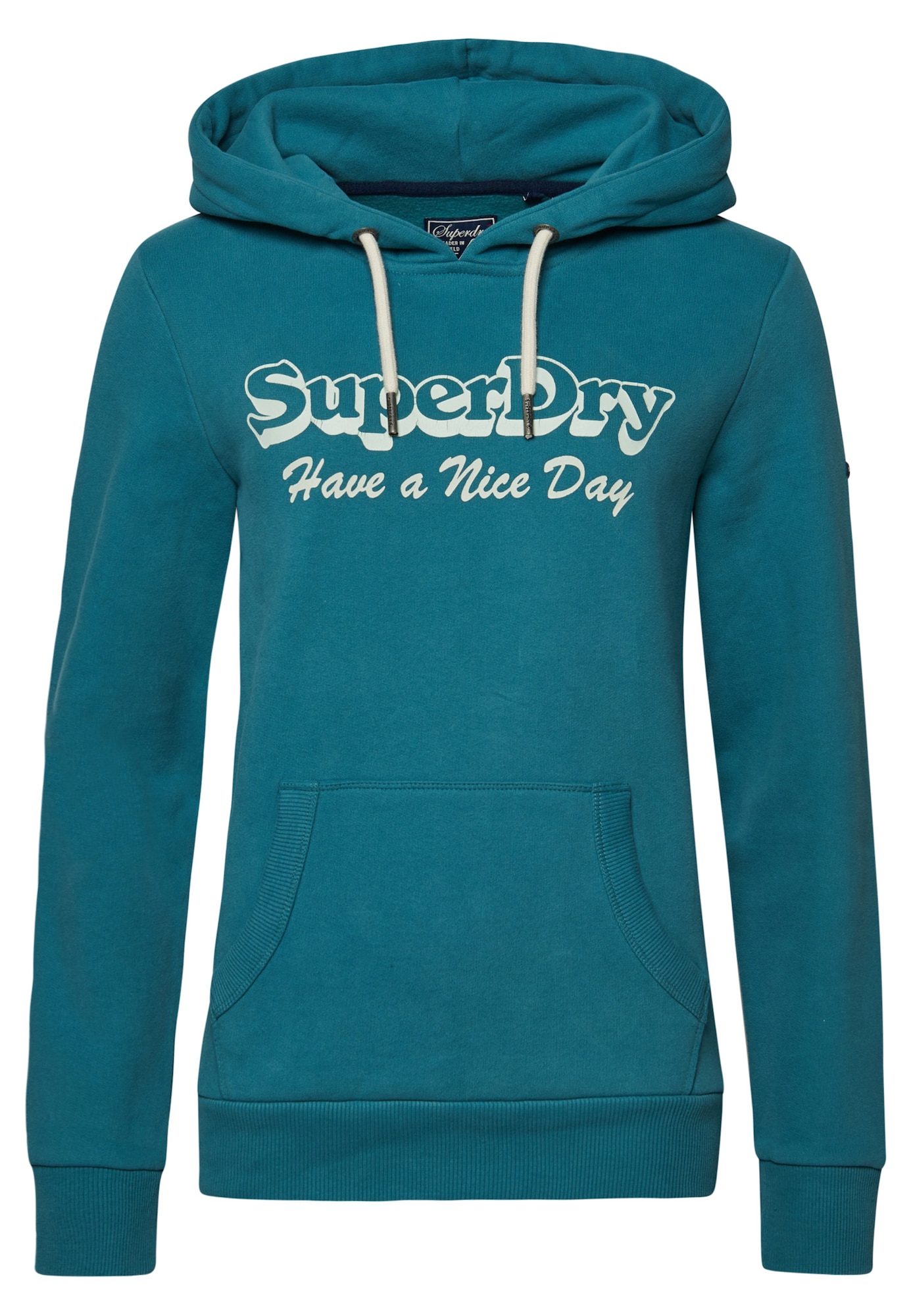 Superdry Majica  marine / črna / bela