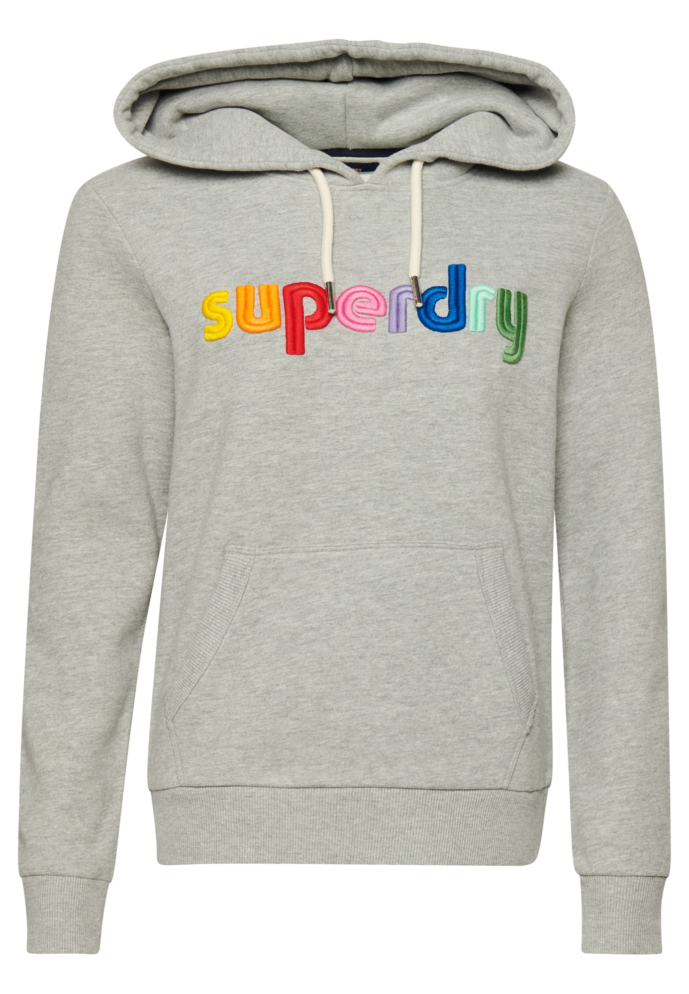 Superdry Majica  modra / rumena / pegasto siva / rdeča