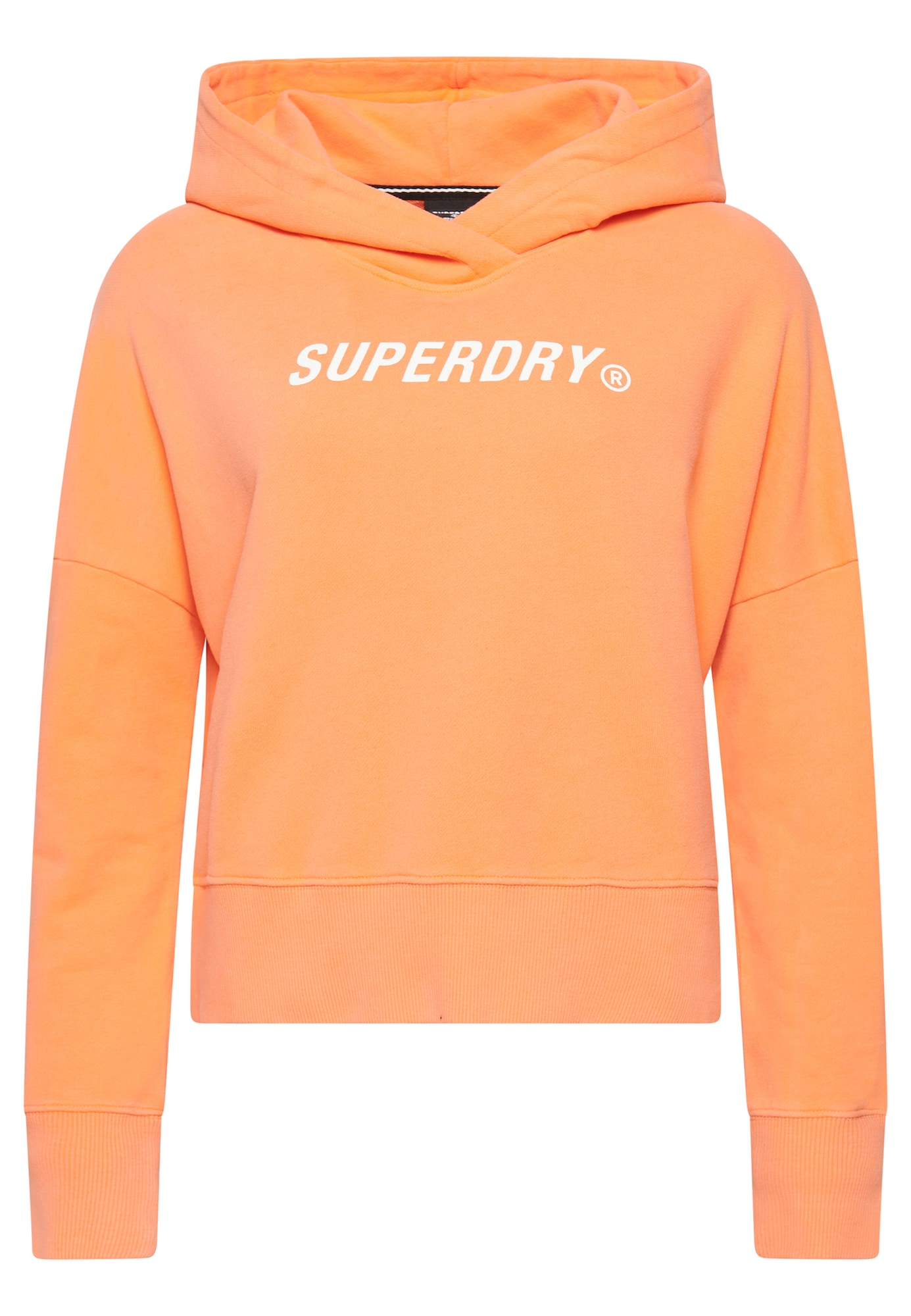 Superdry Majica  oranžna / bela