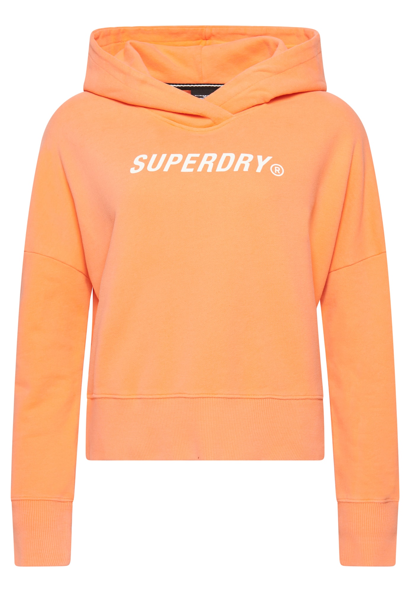 Superdry Majica  oranžna / bela