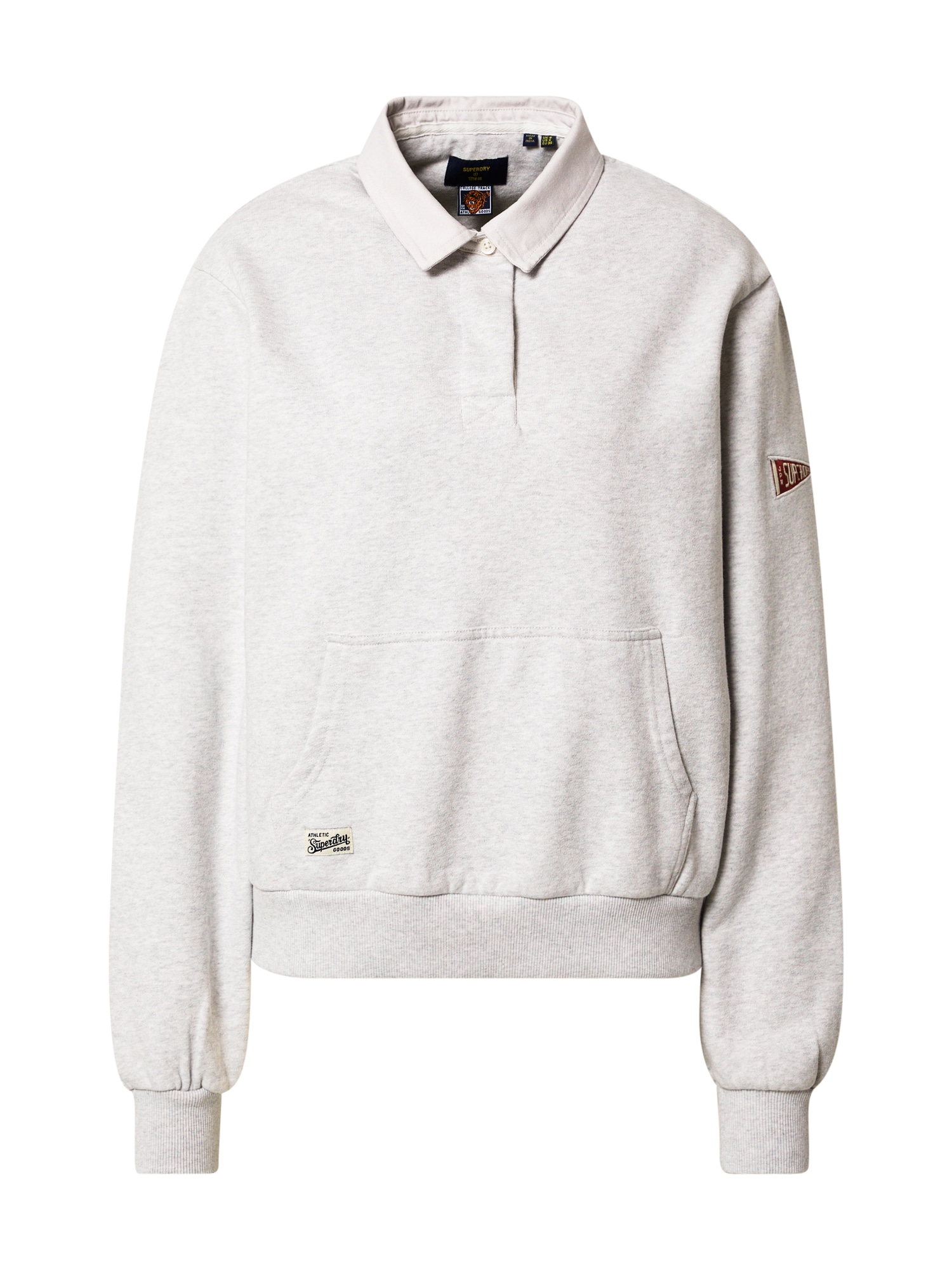 Superdry Majica  pegasto siva
