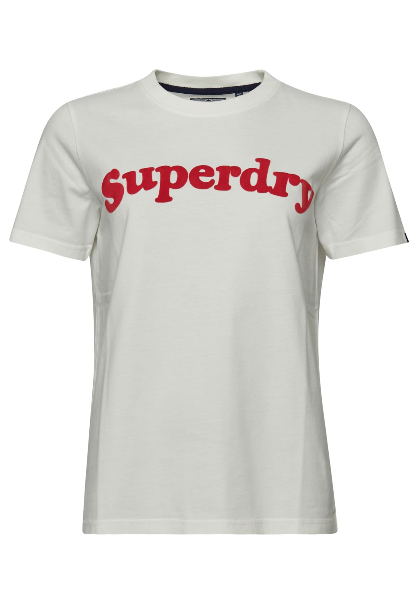 Superdry Majica  rdeča / bela