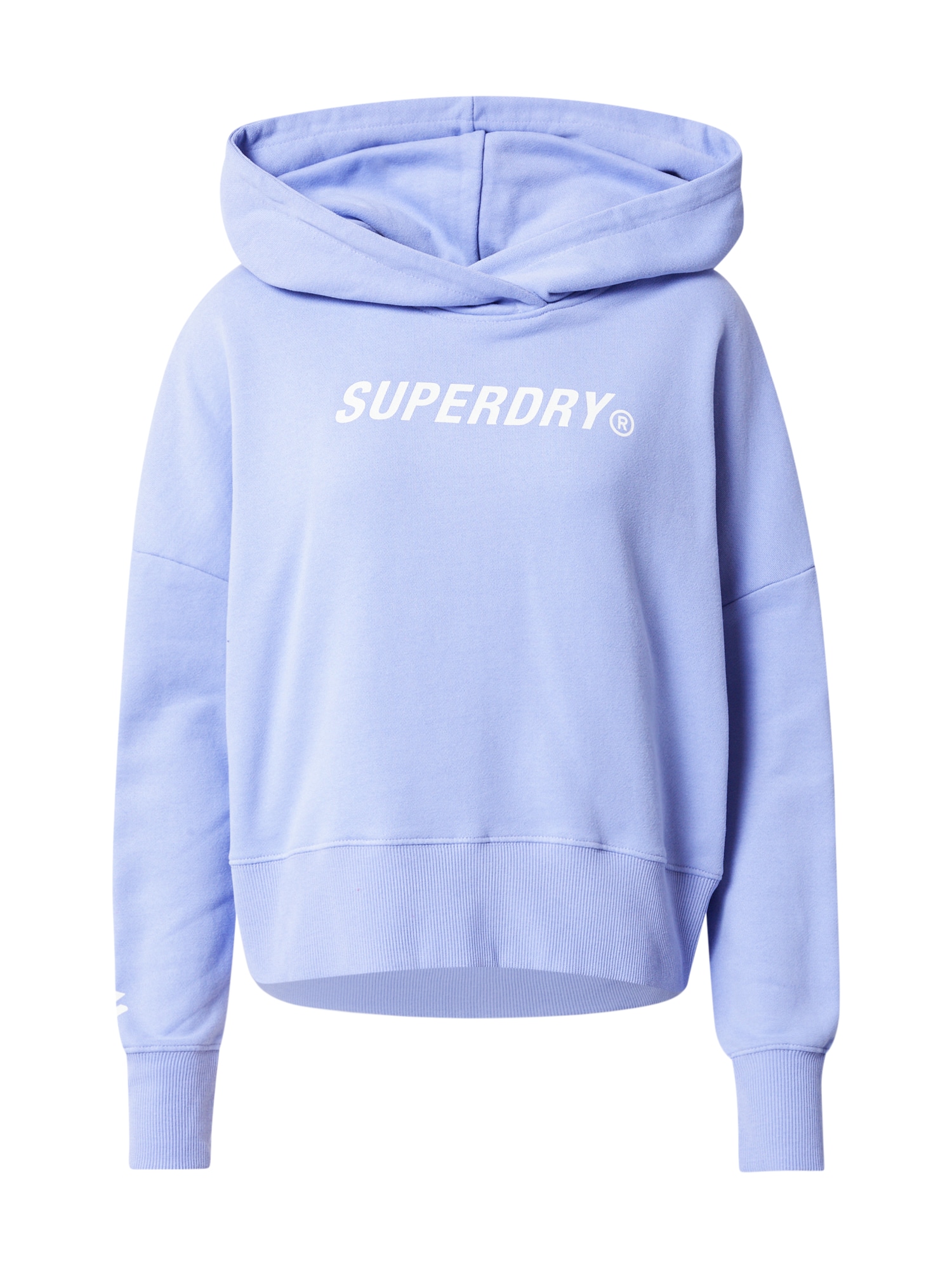 Superdry Majica  svetlo lila / bela