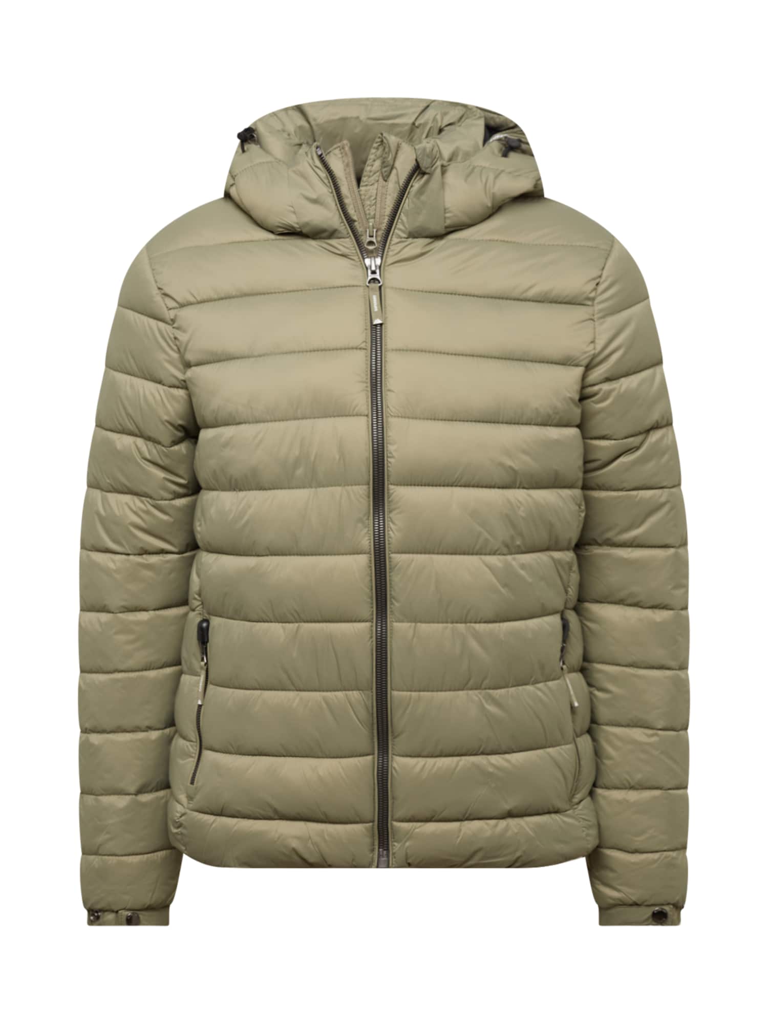 Superdry Prehodna jakna 'Fuji'  mornarska / kaki / rdeča / bela
