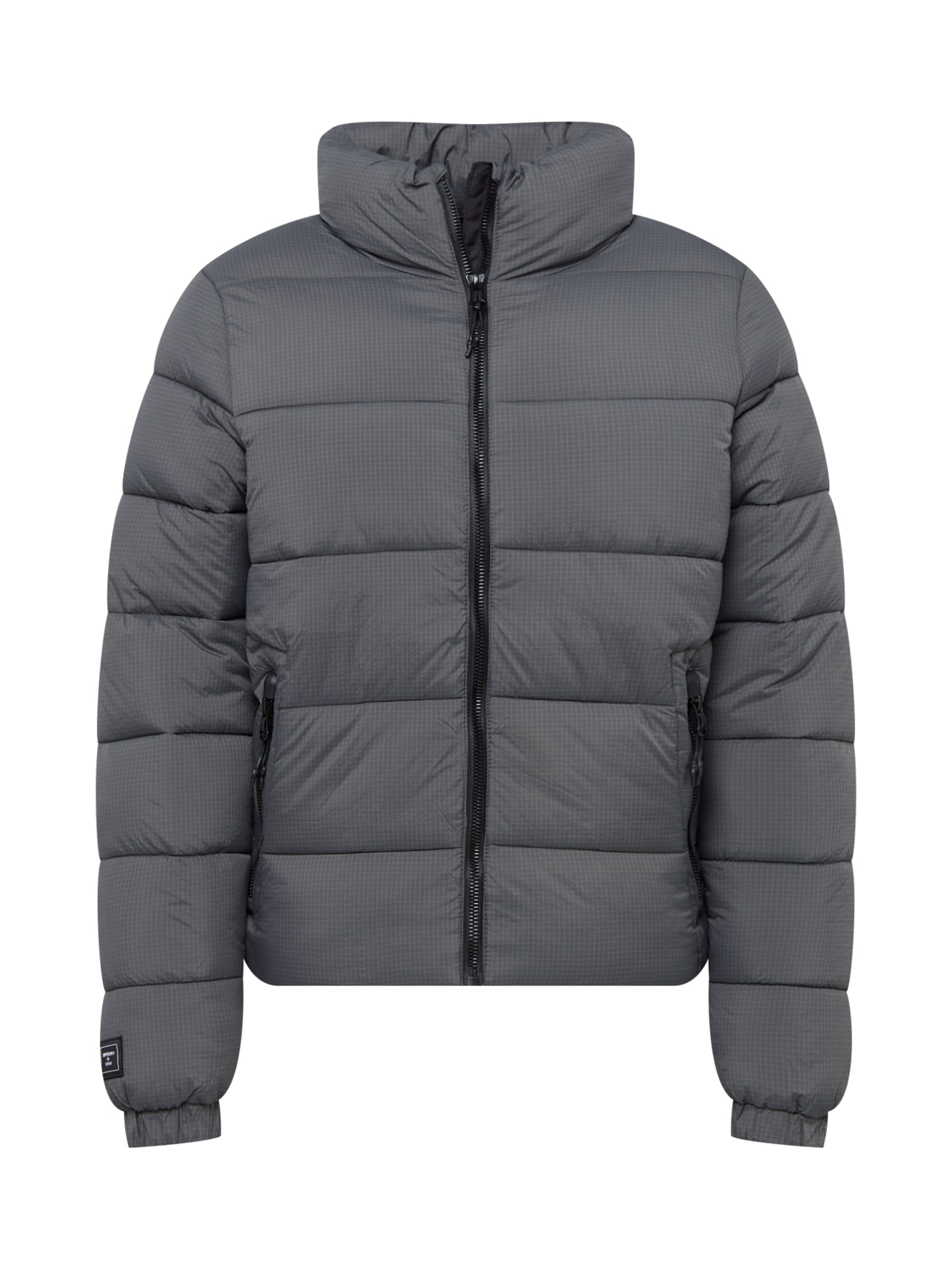Superdry Prehodna jakna  siva / svetlo siva