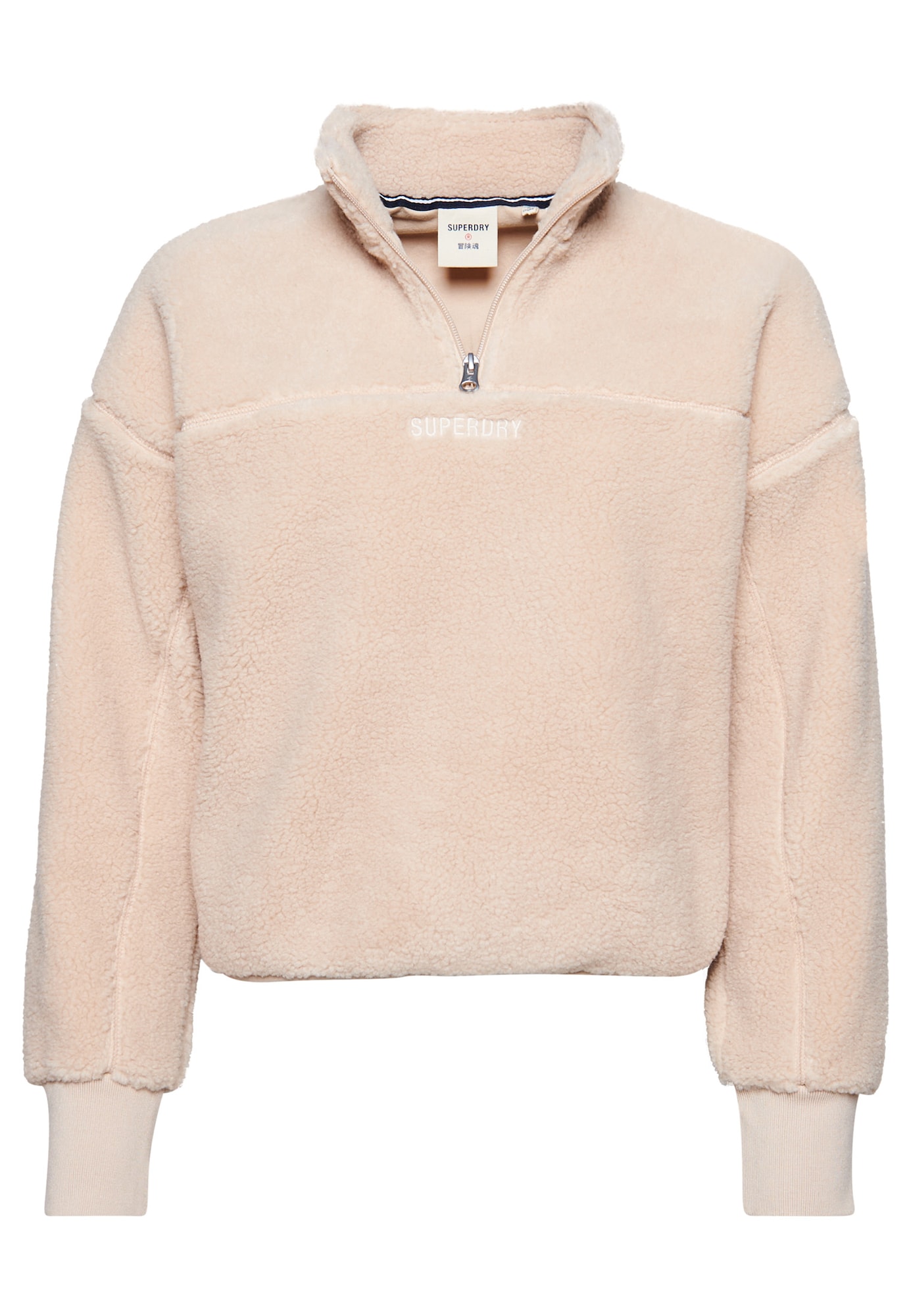 Superdry Pulover 'Henley '  roza