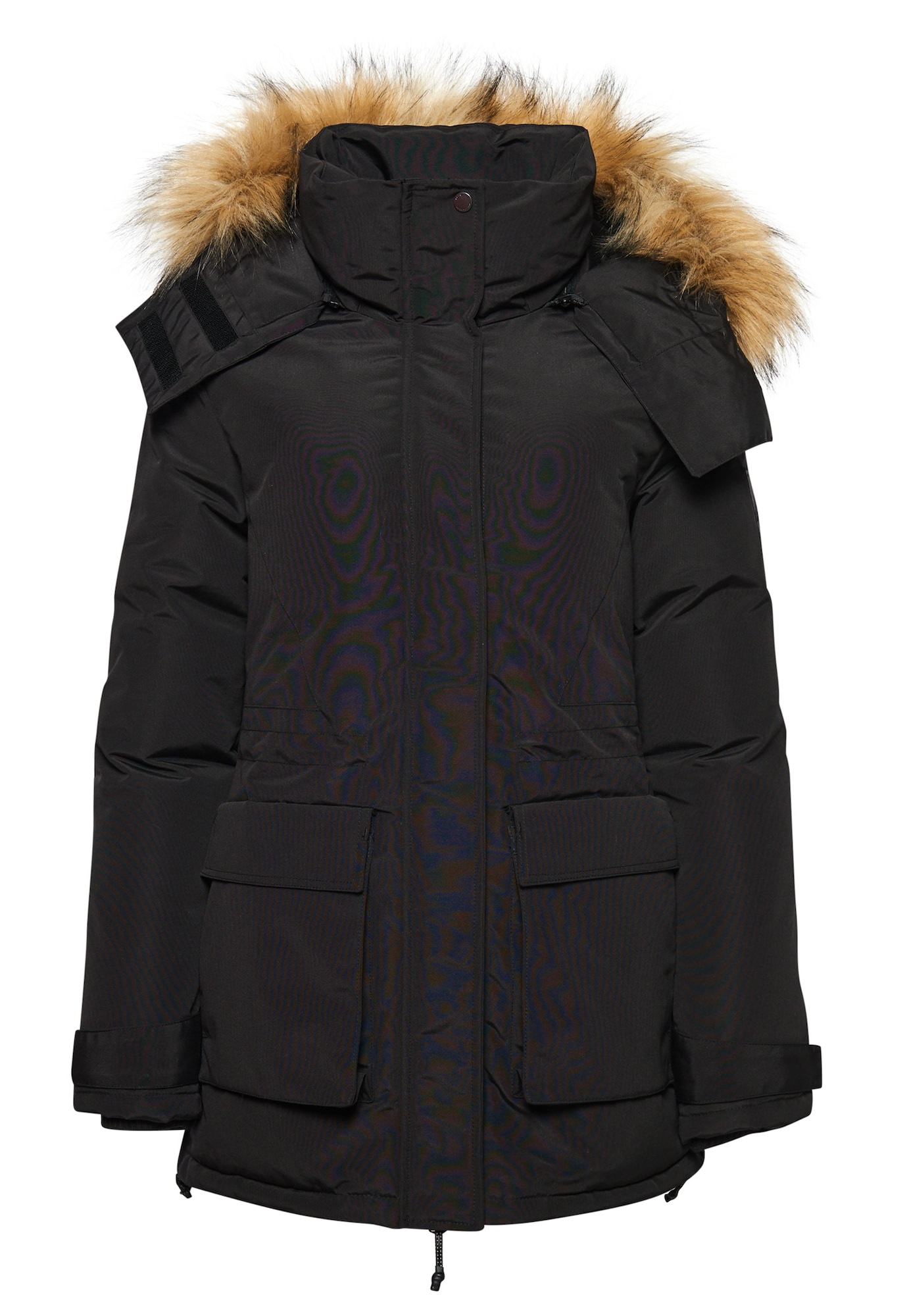 Superdry Zimska jakna 'Everest'  rjava / črna