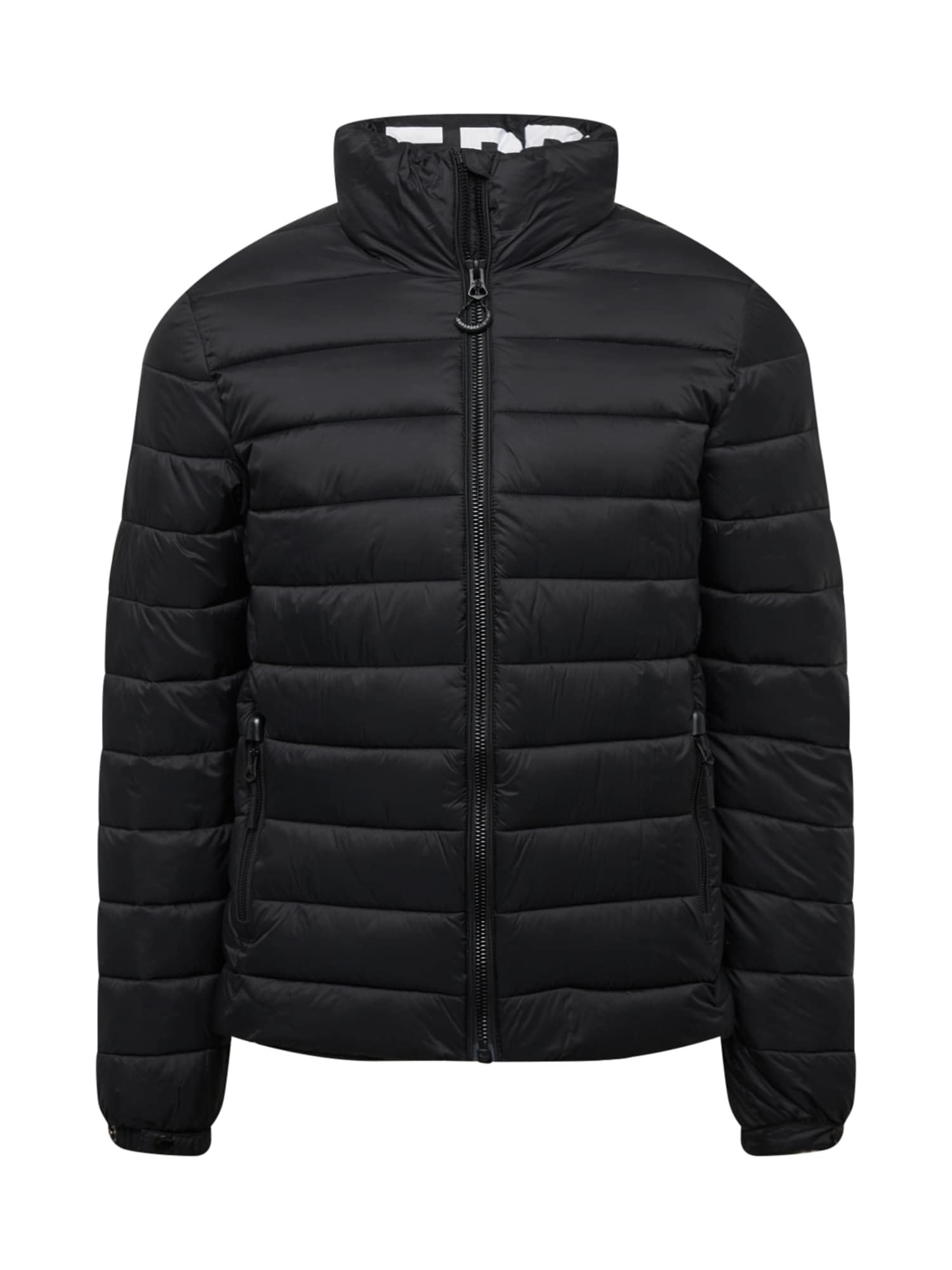 Superdry Zimska jakna  črna / bela