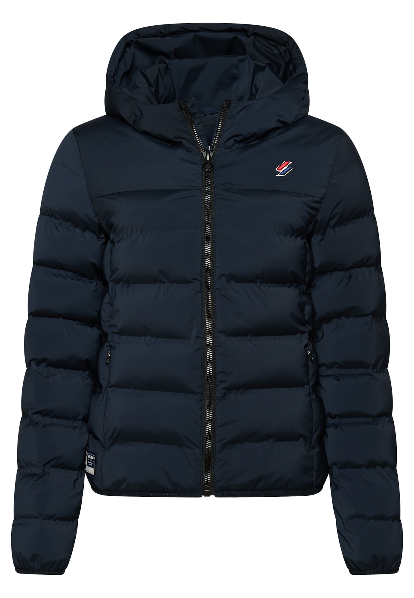 Superdry Zimska jakna  marine / krvavo rdeča / bela