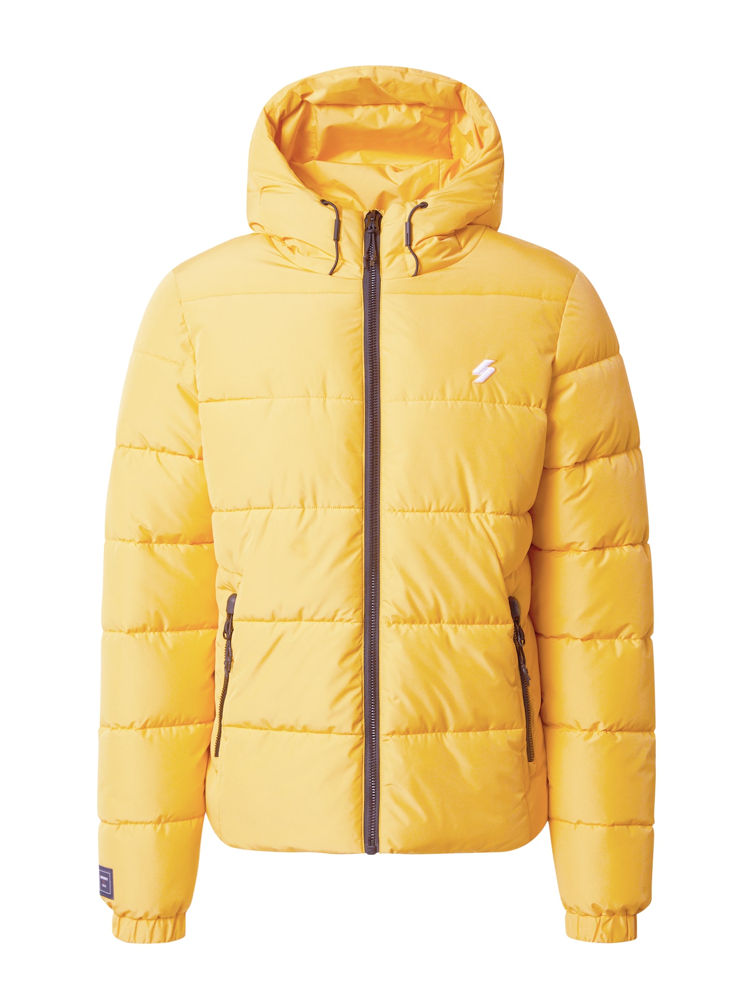Superdry Zimska jakna  rumena / črna