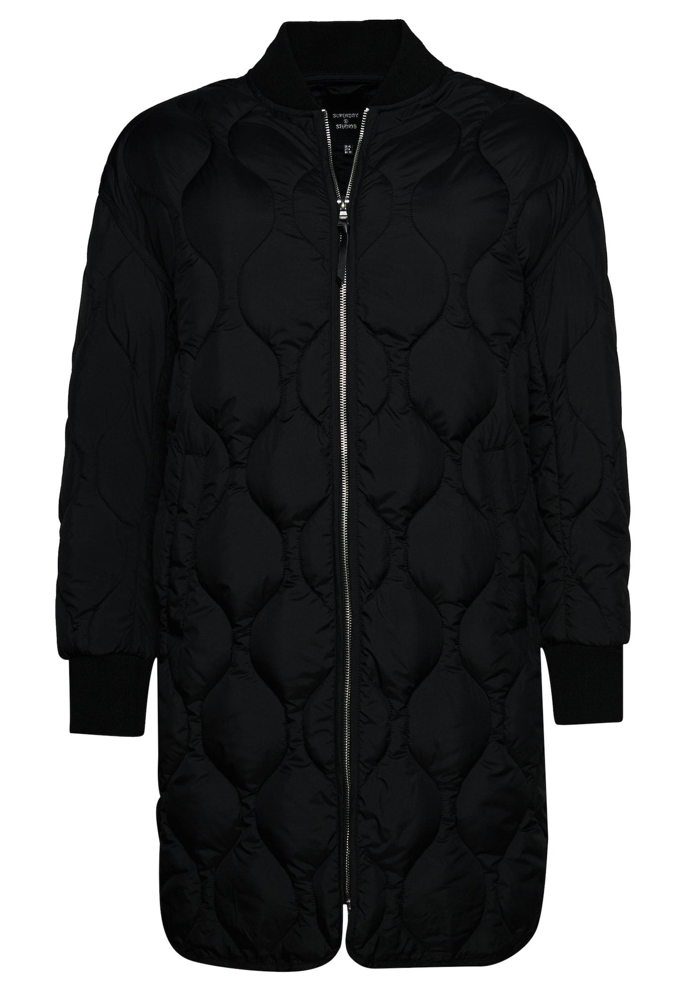 Superdry Zimski plašč  črna