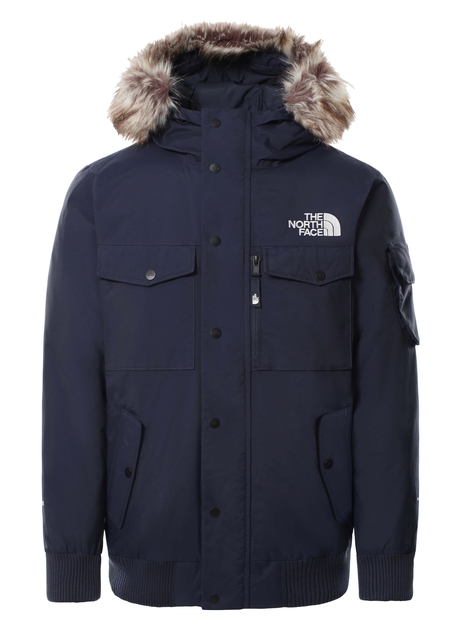 THE NORTH FACE Prehodna jakna 'GOTHAM'  mornarska / mešane barve / bela