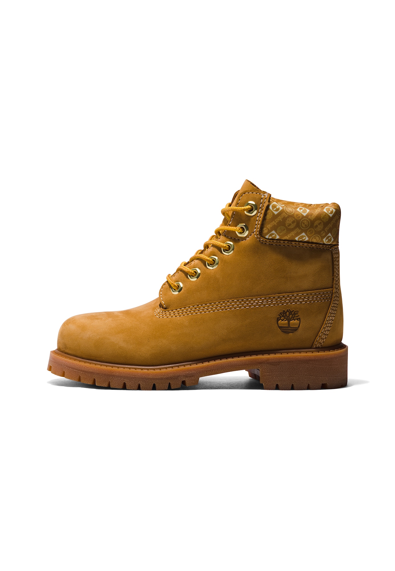 TIMBERLAND Gležnarji z vezalkami '6 In Premium WP'  bež / rumena