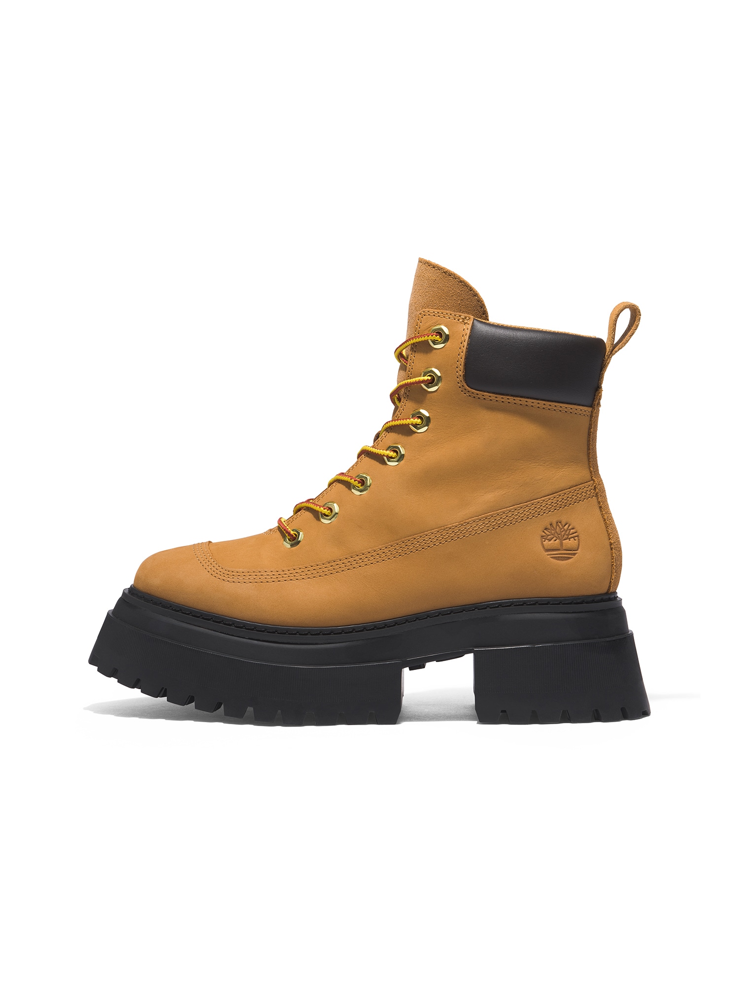 TIMBERLAND Gležnarji z vezalkami 'Sky 6'  konjak / črna