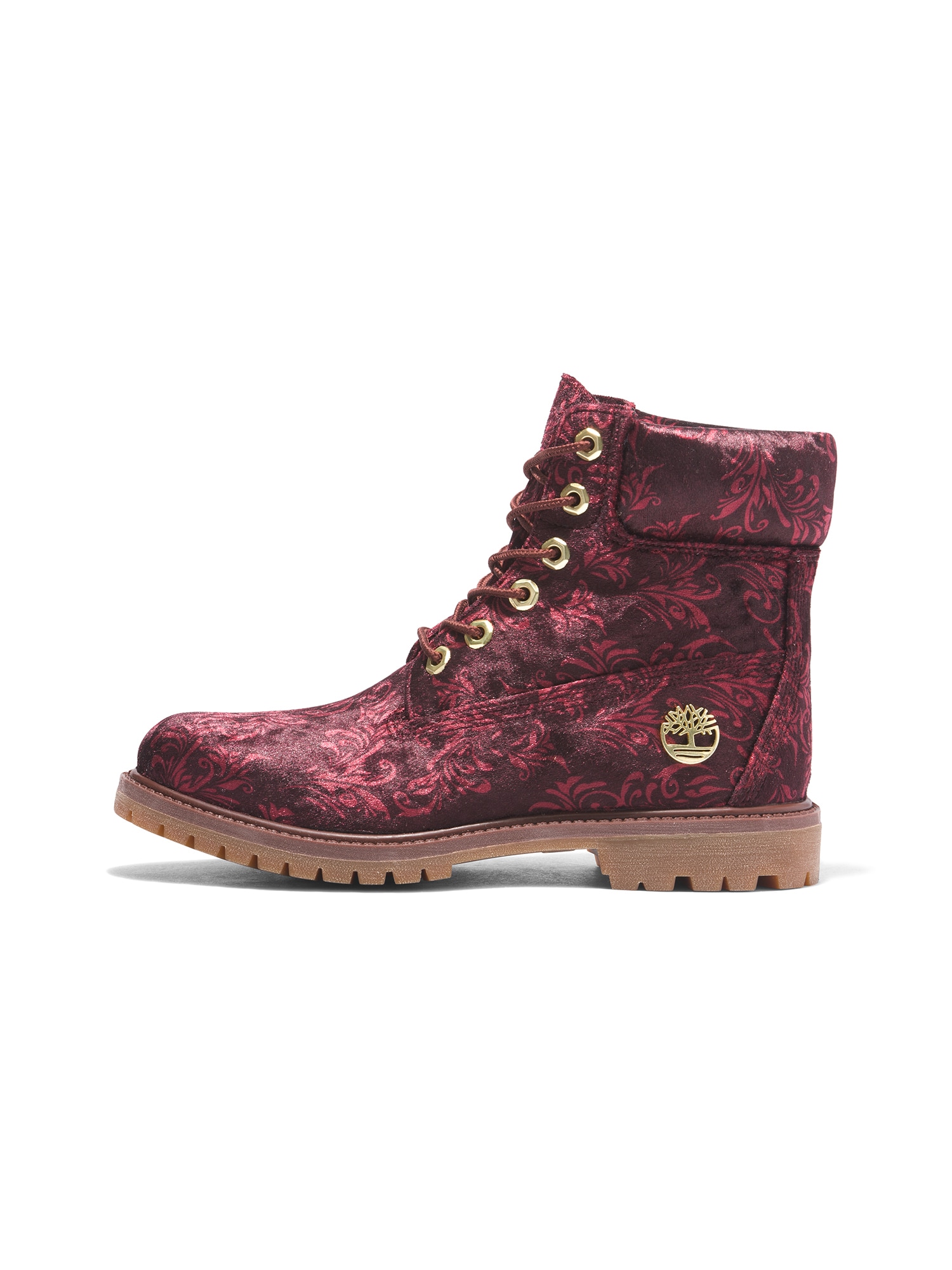 TIMBERLAND Gležnarji z vezalkami  burgund
