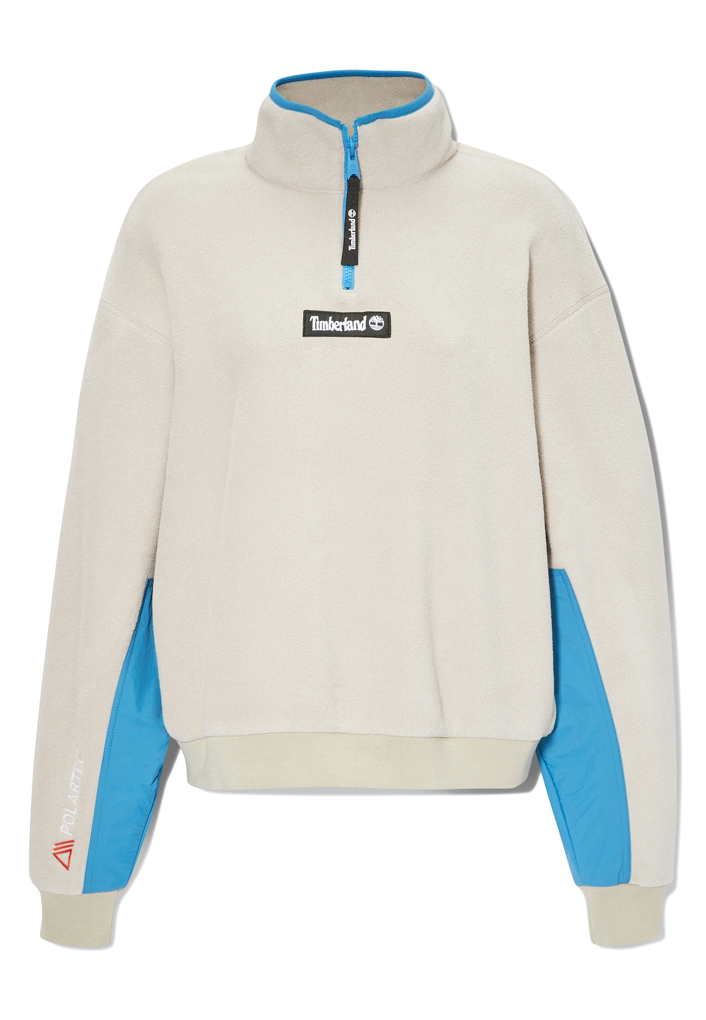 TIMBERLAND Majica 'Funnel'  kremna / azur / rdeča / črna / bela