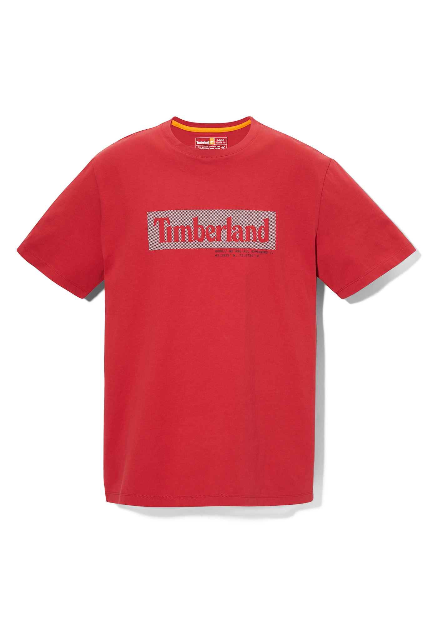 TIMBERLAND Majica  siva / rdeča