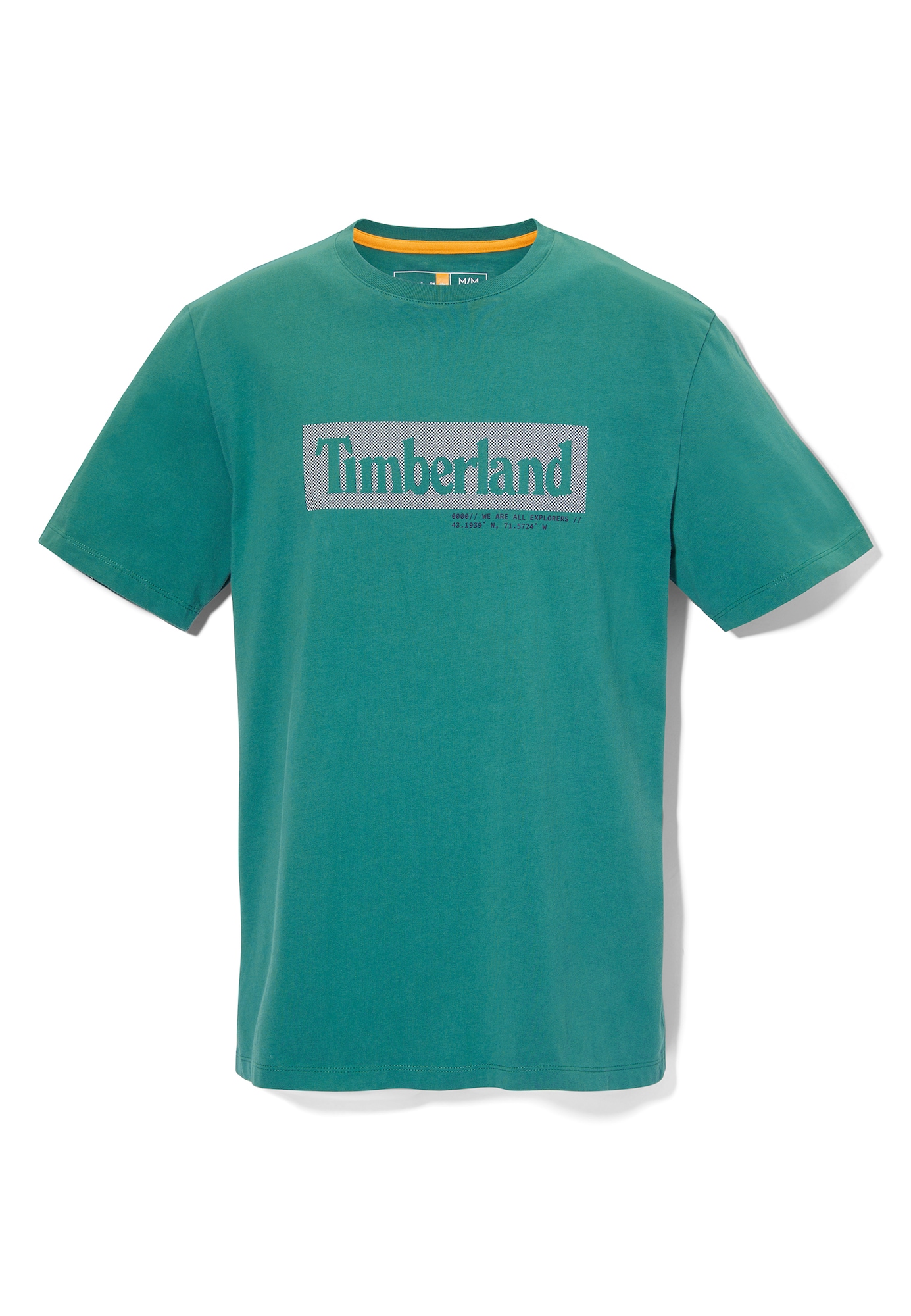 TIMBERLAND Majica  smaragd / bela