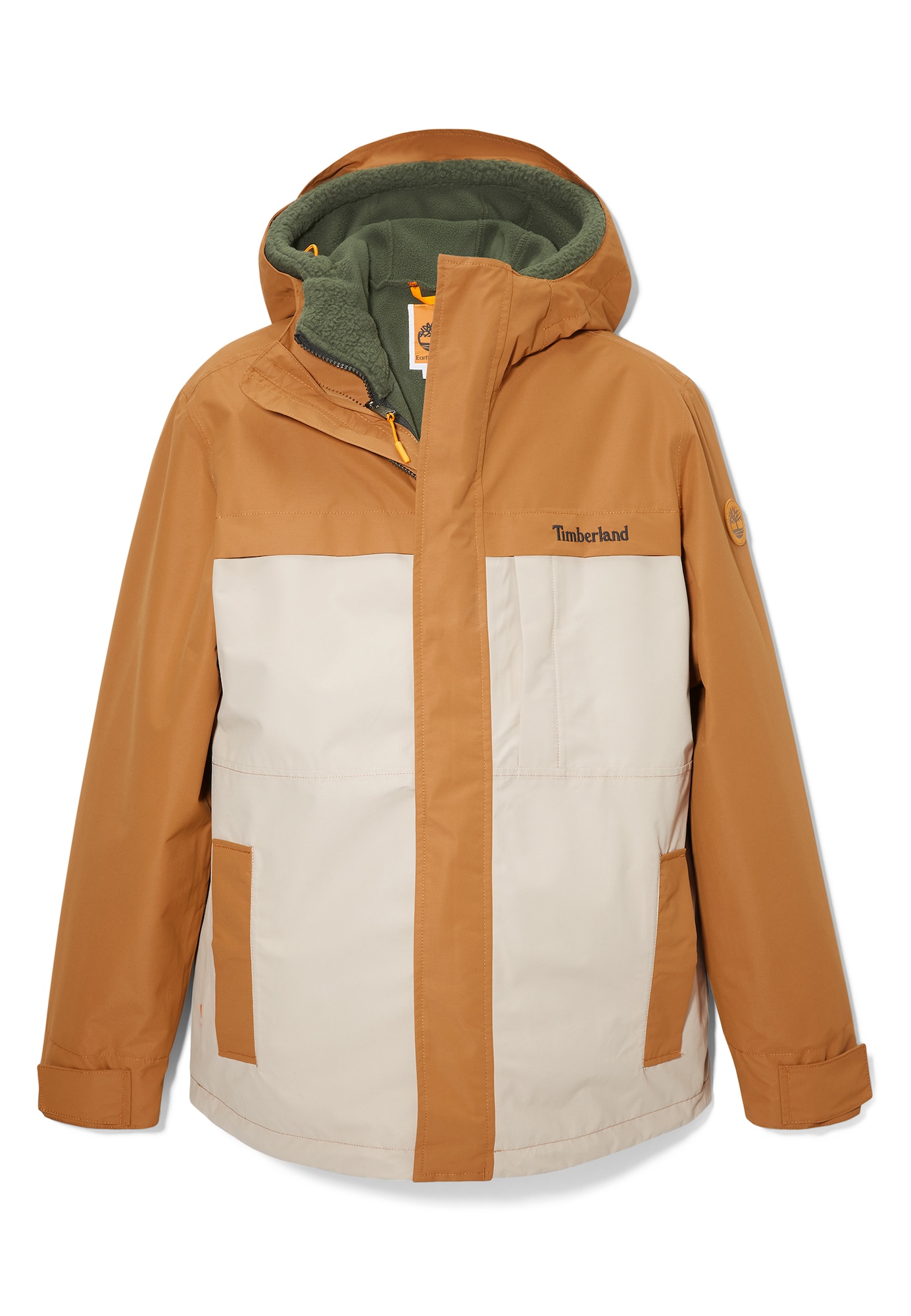 TIMBERLAND Prehodna jakna 'Benton'  bež / marine / karamel / temno zelena