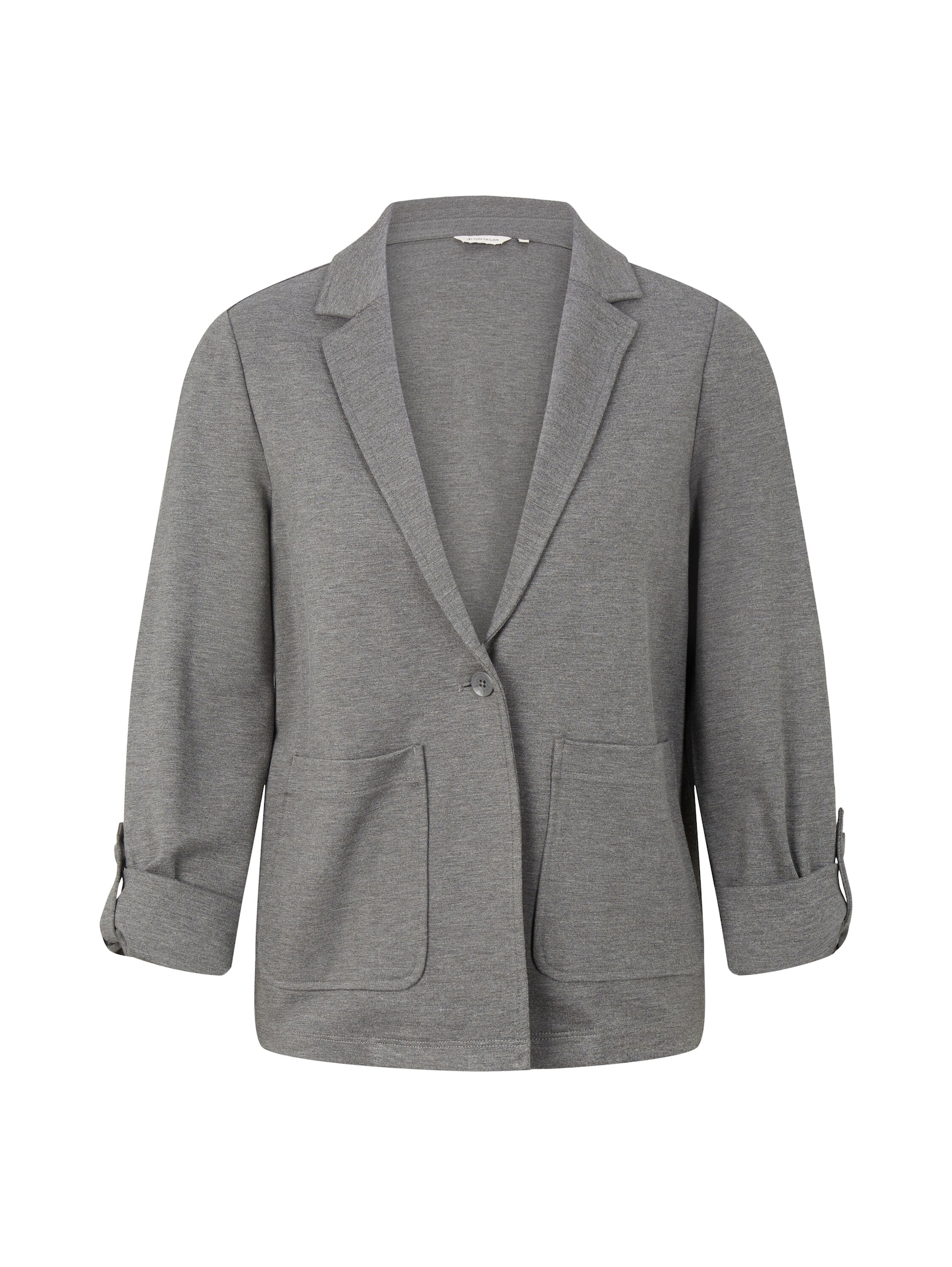TOM TAILOR Blazer  pegasto siva