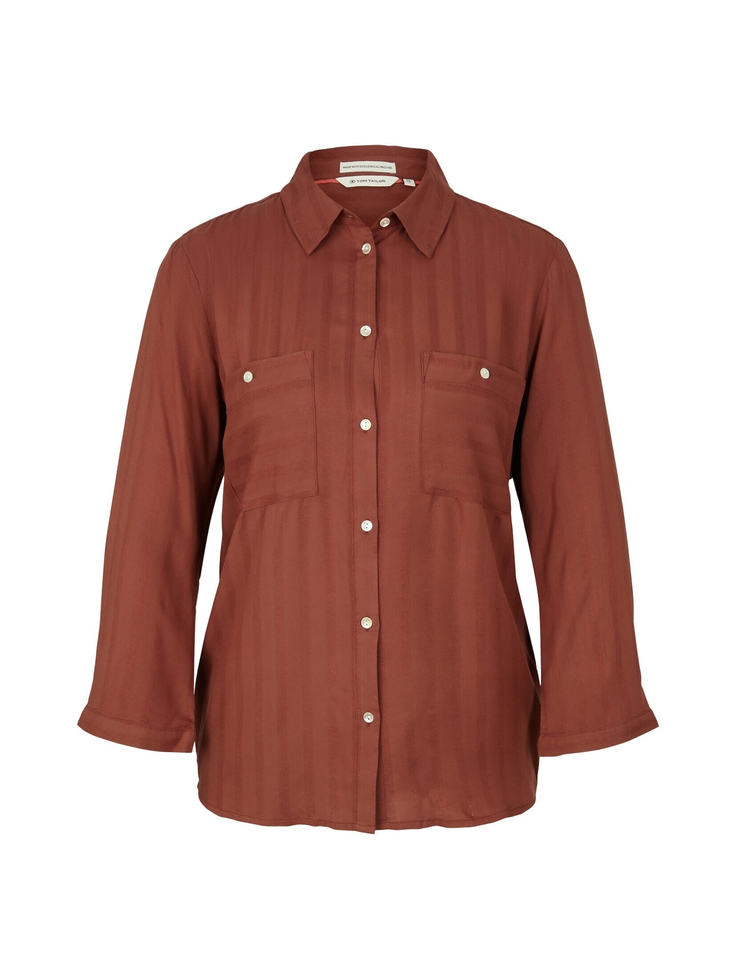 TOM TAILOR Bluza  rjasto rjava