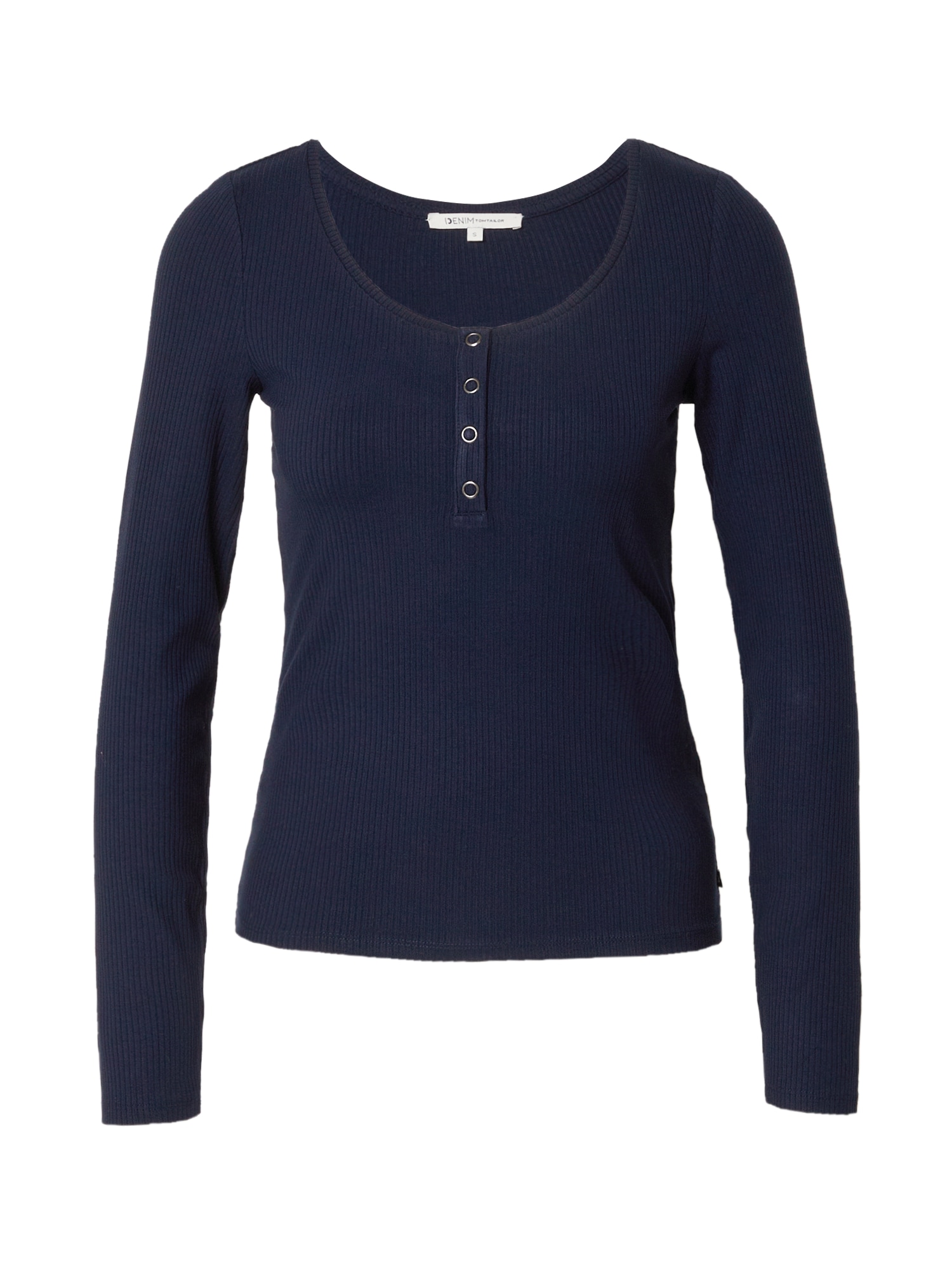 TOM TAILOR DENIM Majica  nočno modra