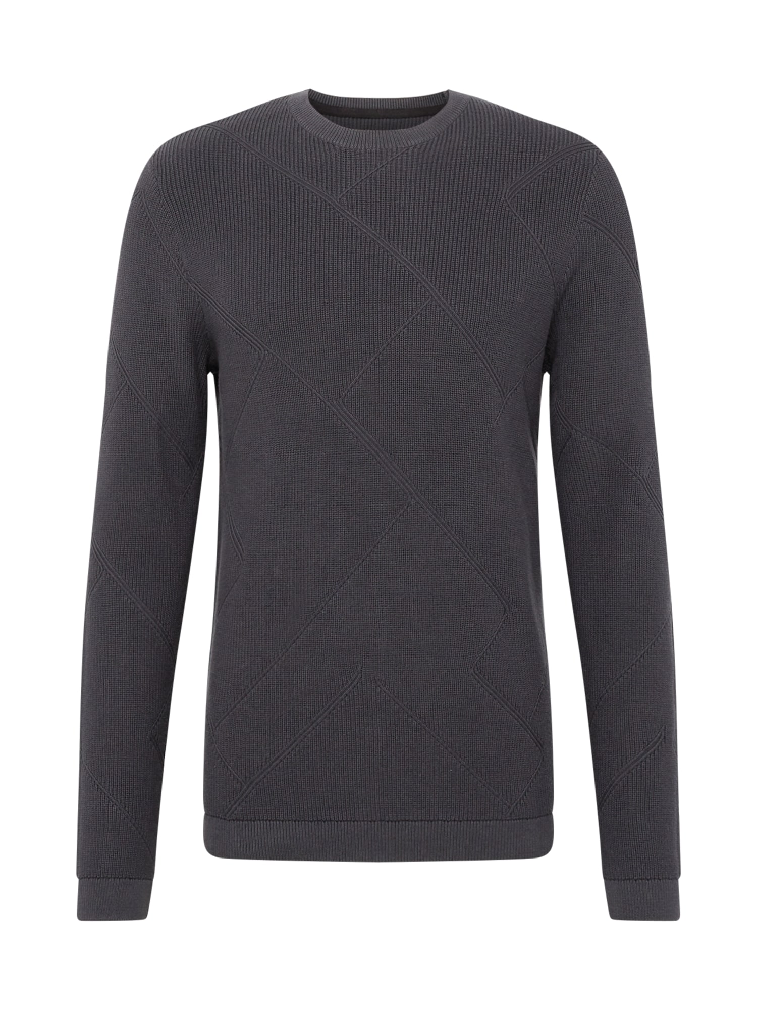 TOM TAILOR DENIM Pulover  temno siva