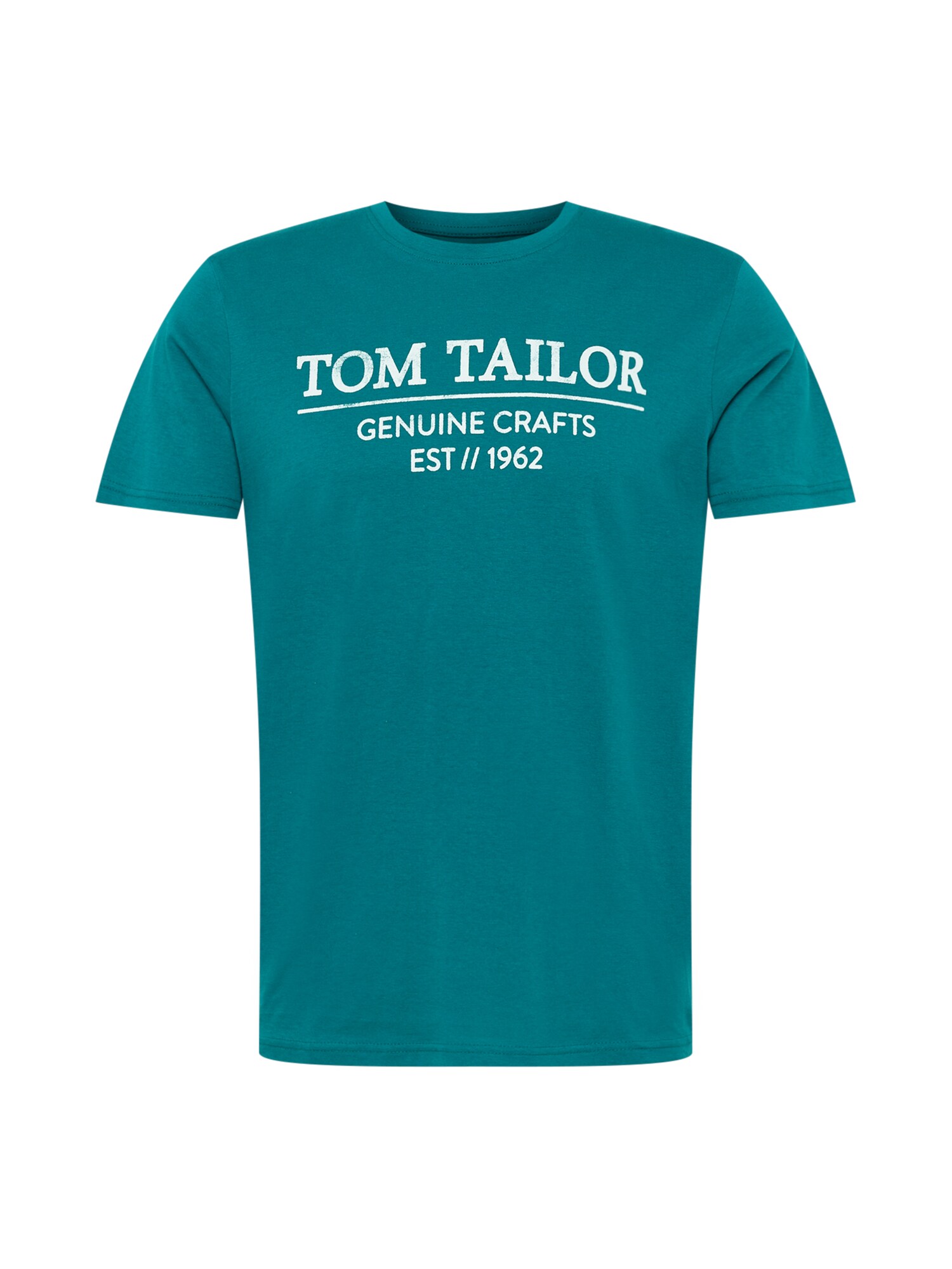 TOM TAILOR Majica  žad / bela