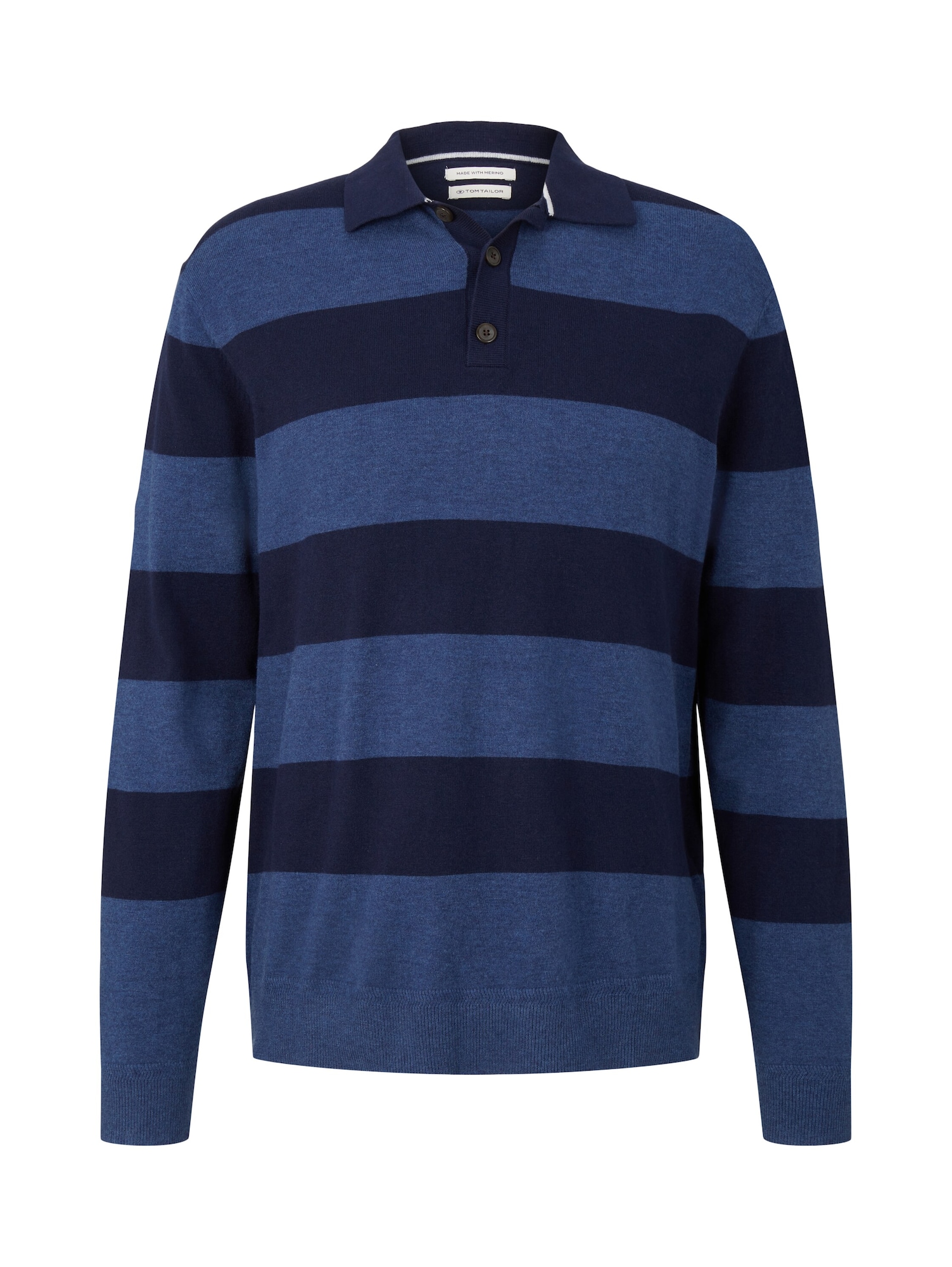 TOM TAILOR Pulover  mornarska / dimno modra