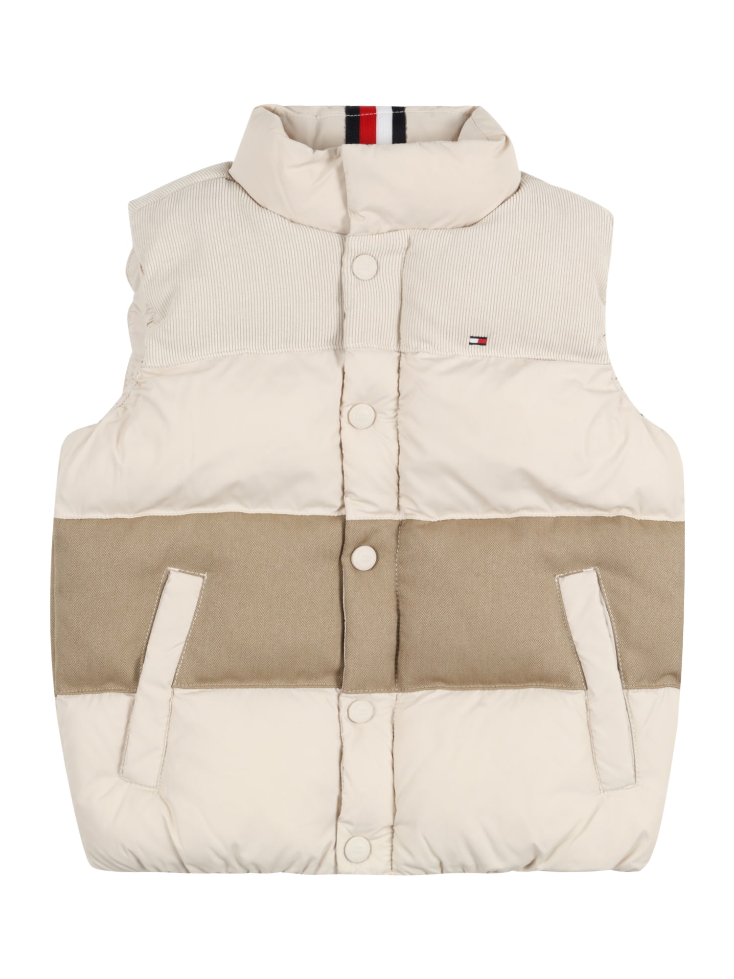 TOMMY HILFIGER Brezrokavnik  kremna / chamois