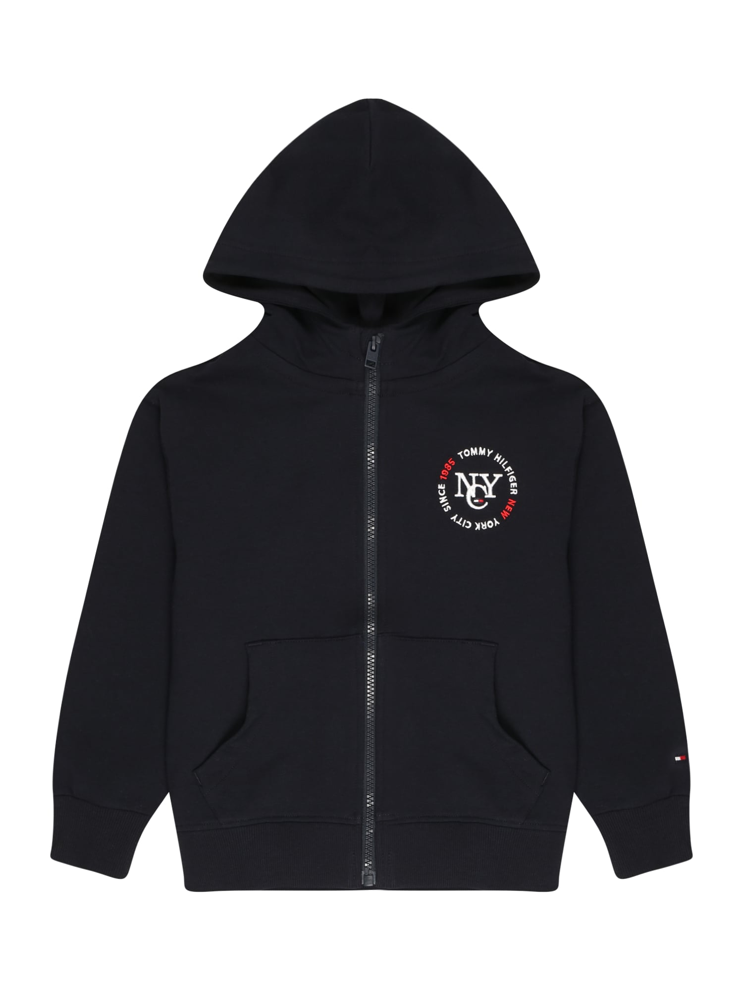 TOMMY HILFIGER Jopa na zadrgo  temno modra / bela
