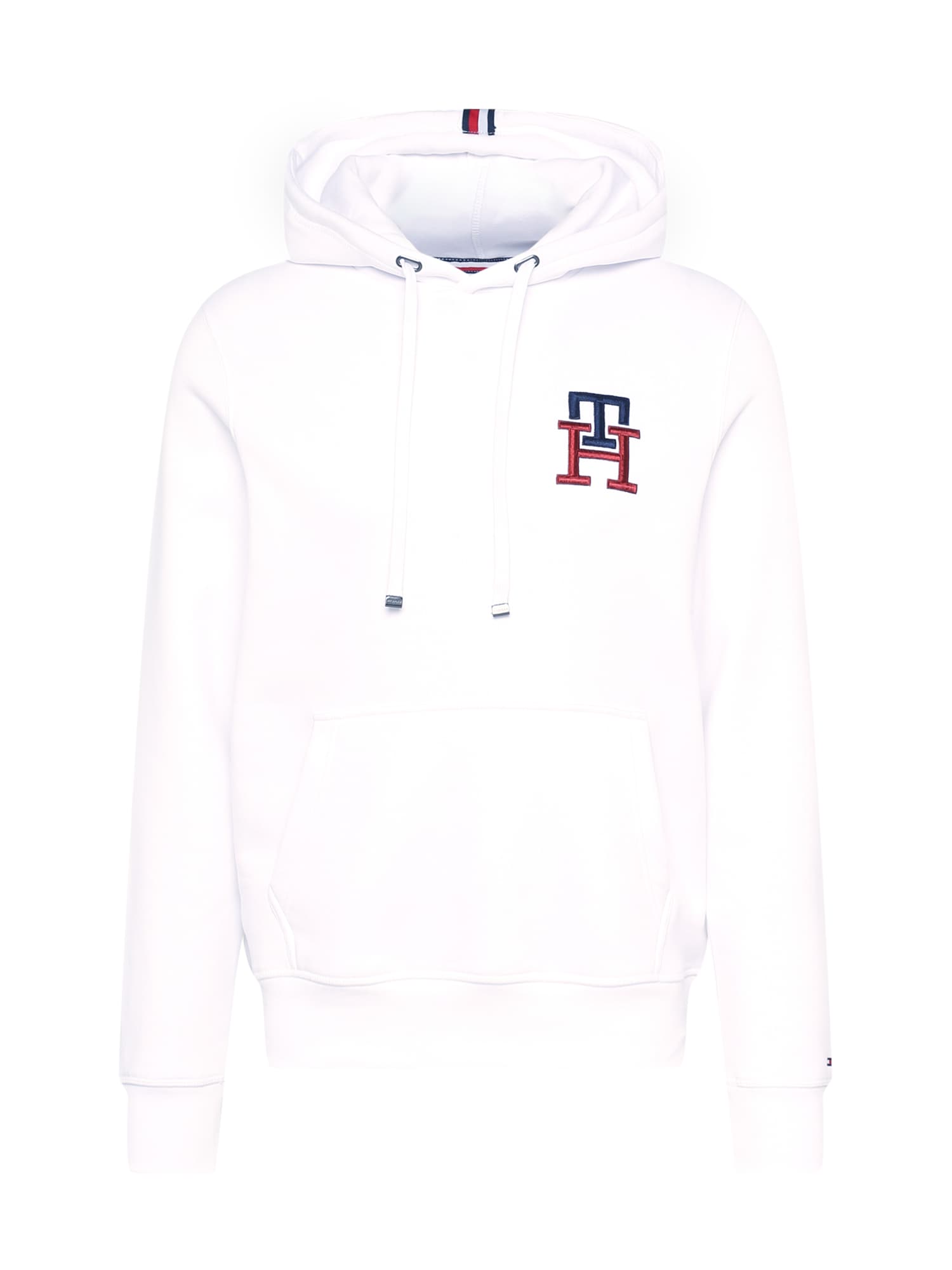 TOMMY HILFIGER Majica  mornarska / rdeča / bela