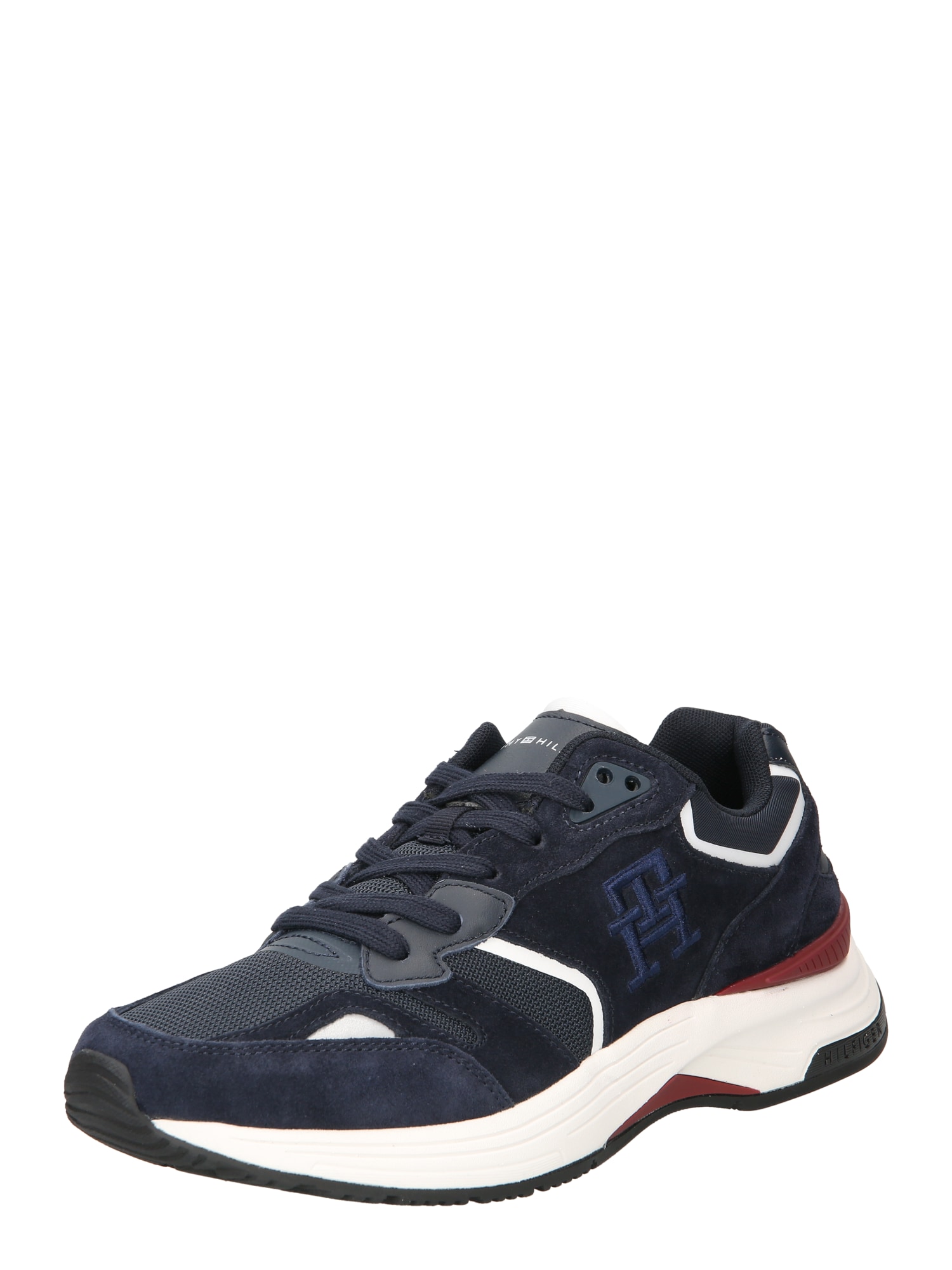 TOMMY HILFIGER Nizke superge  temno modra / rdeča / bela
